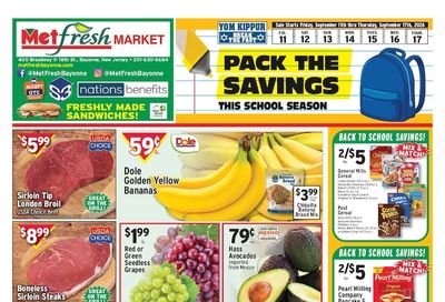 Met Fresh Weekly Ad September 11 - 17, 2026