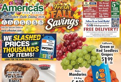 America's Food Basket (Connecticut, New York) Weekly Ad September 11 - 17, 2026