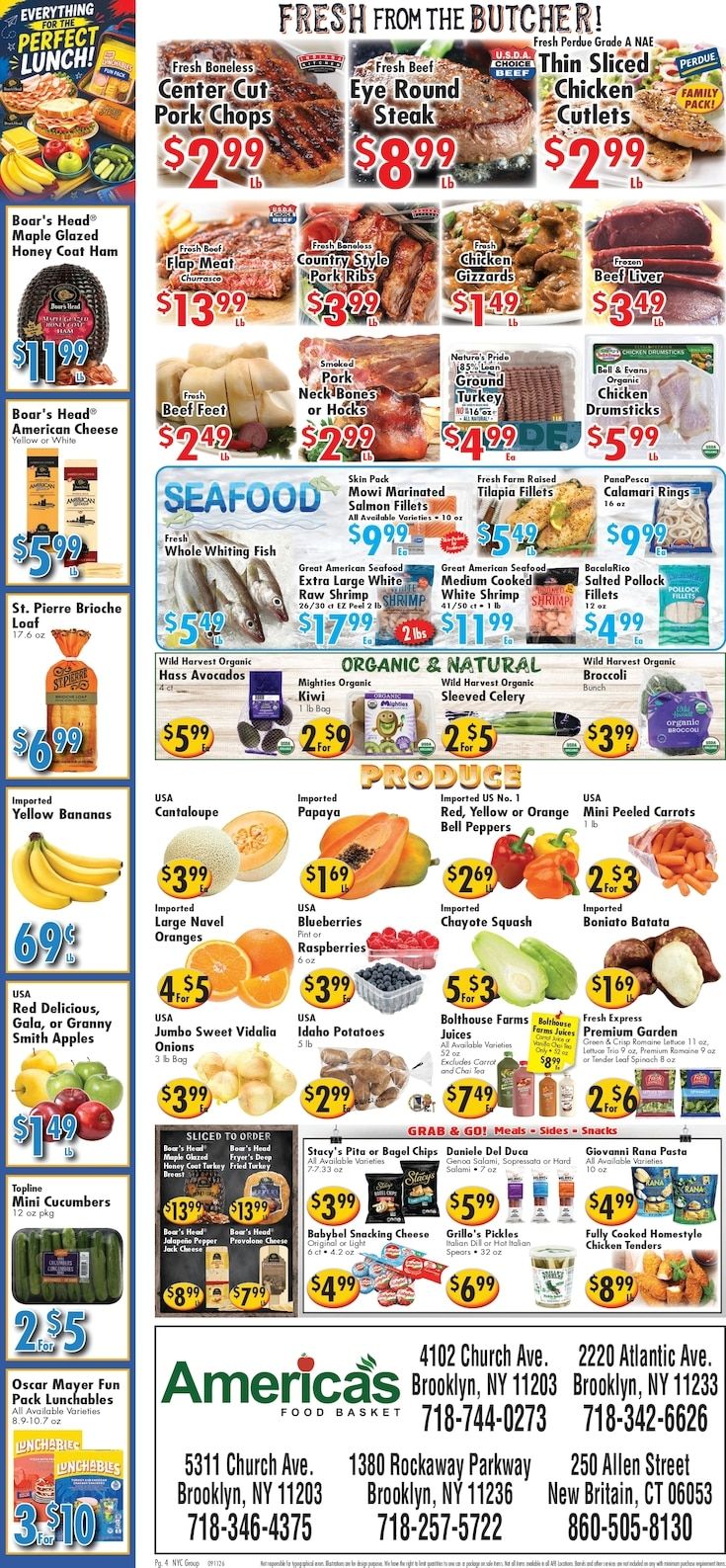 America's Food Basket (Connecticut, New York) Weekly Ad September 11 - 17, 2026