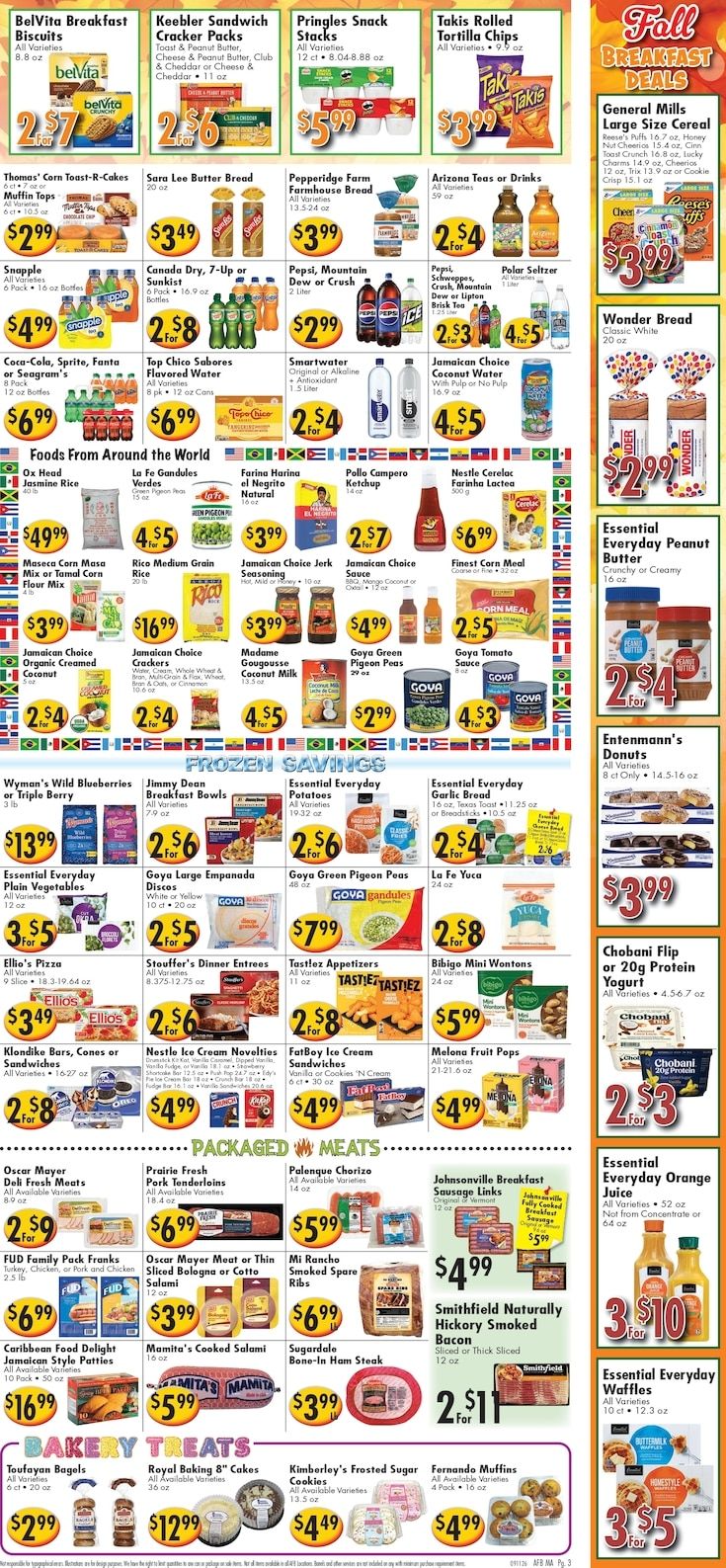 America's Food Basket (Massachusetts) Weekly Ad September 11 - 17, 2026