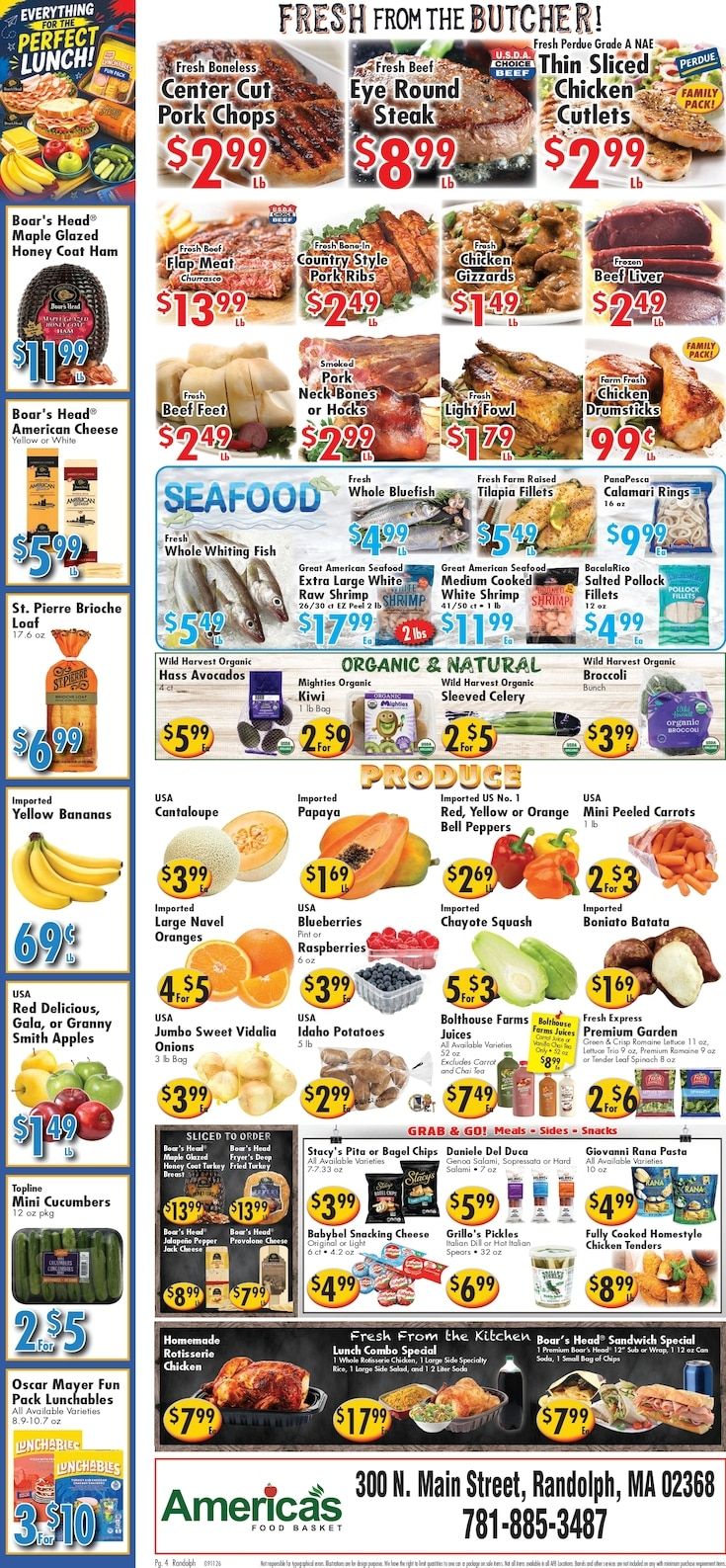America's Food Basket (Randolph, MA) Weekly Ad September 11 - 17, 2026