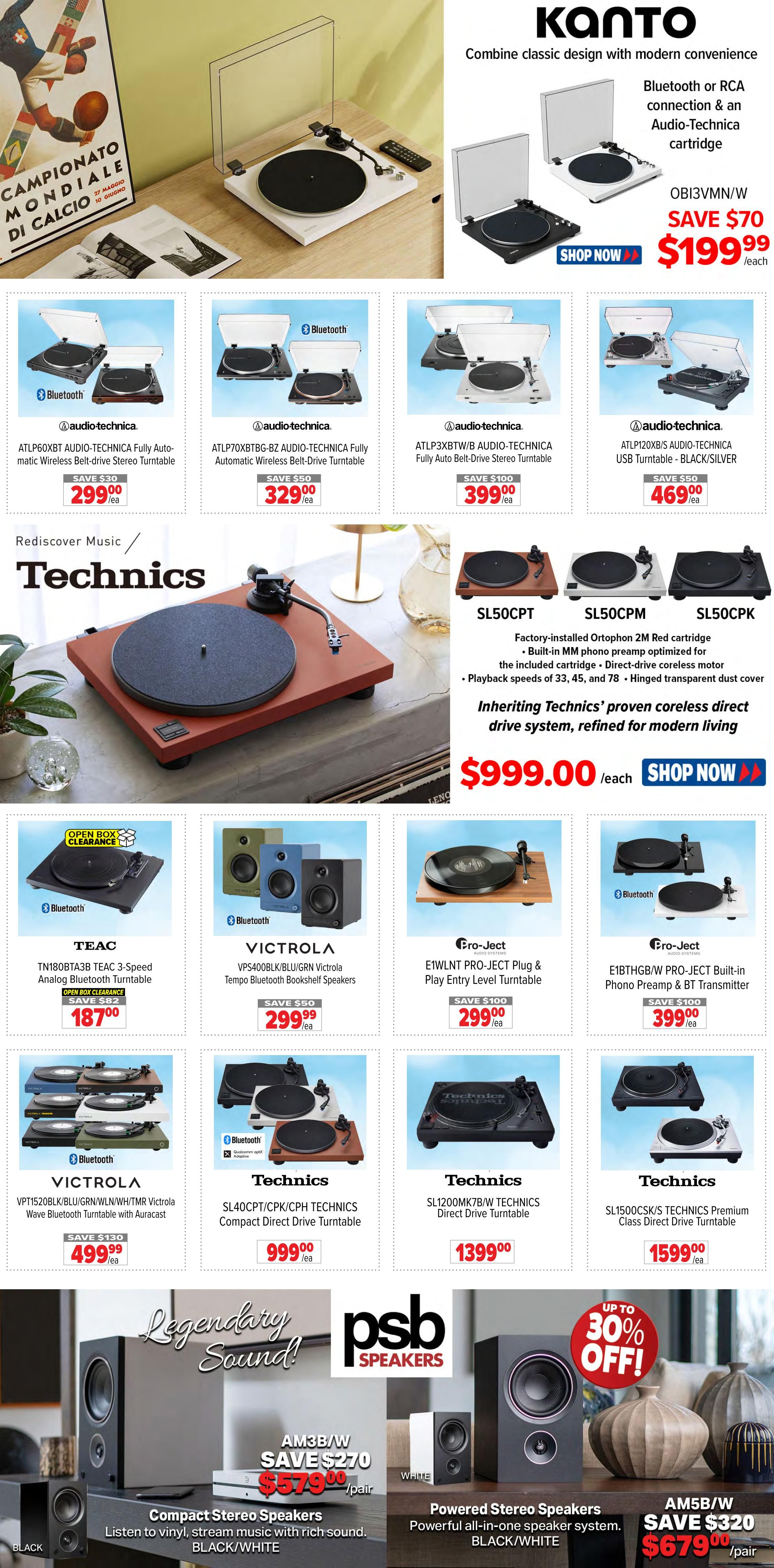 2001 Audio Video Flyer September 11 to 17