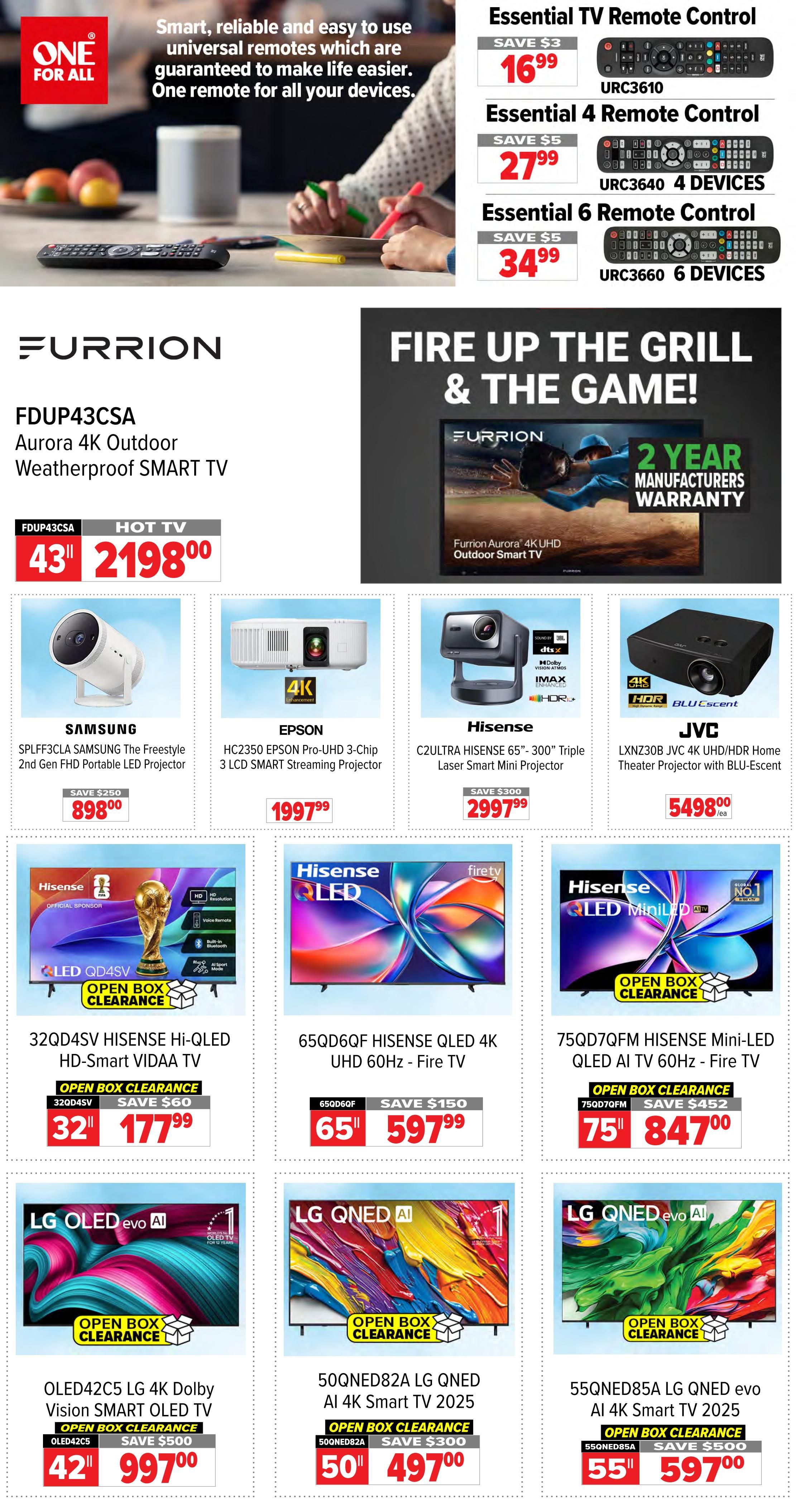 2001 Audio Video Flyer September 11 to 17
