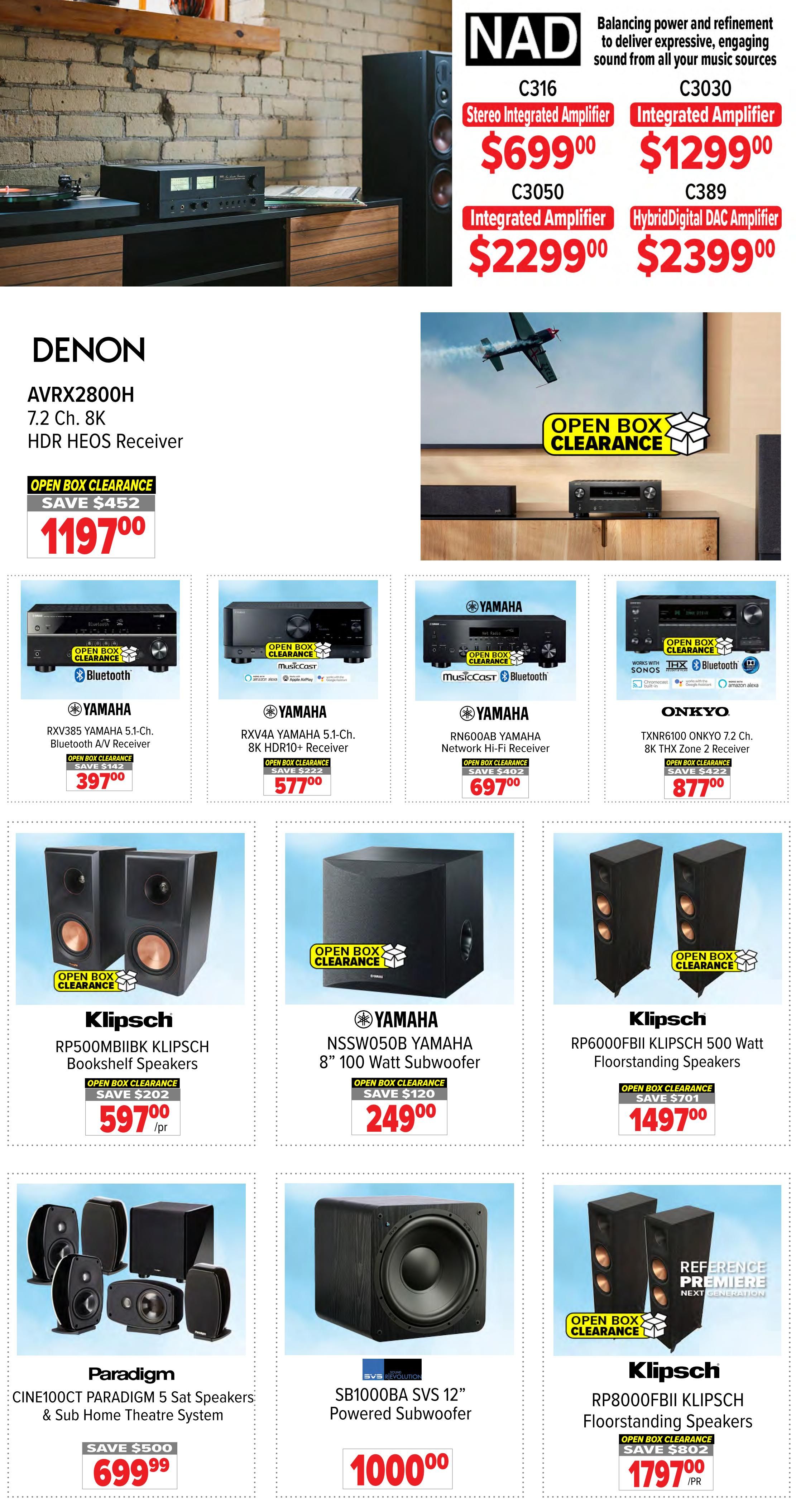 2001 Audio Video Flyer September 11 to 17