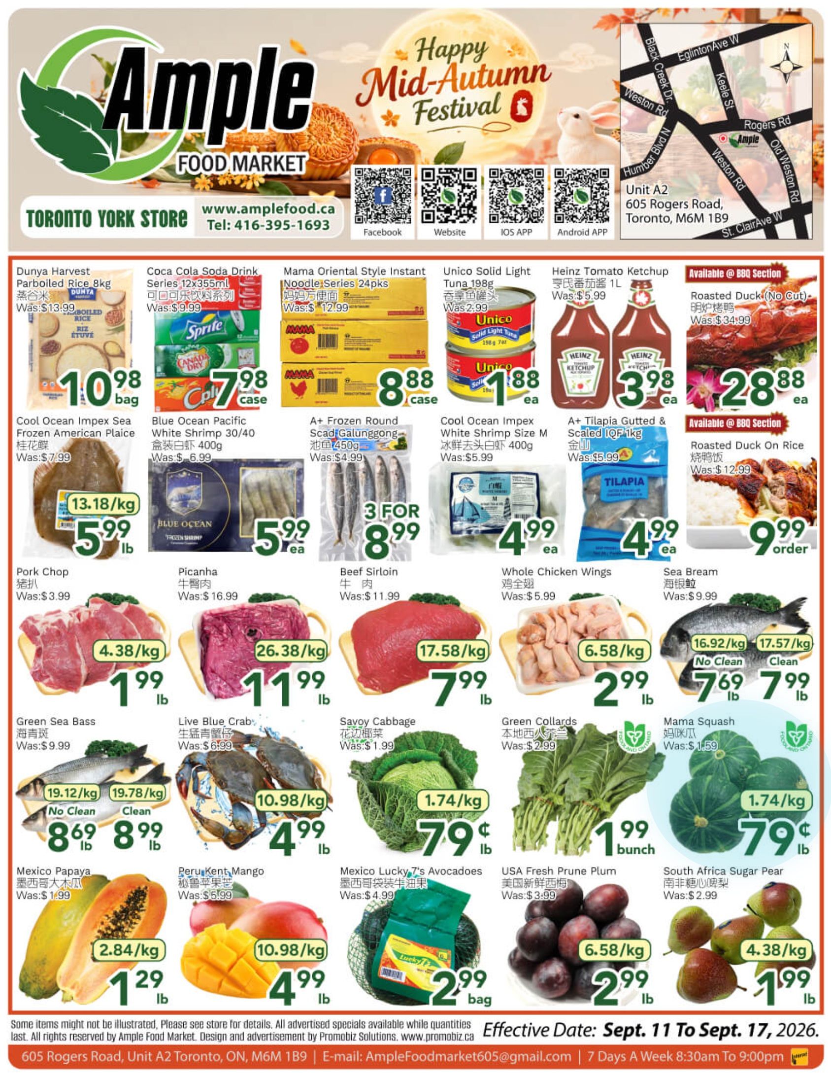 Ample Food Market (North York) Flyer September 11 to 17
