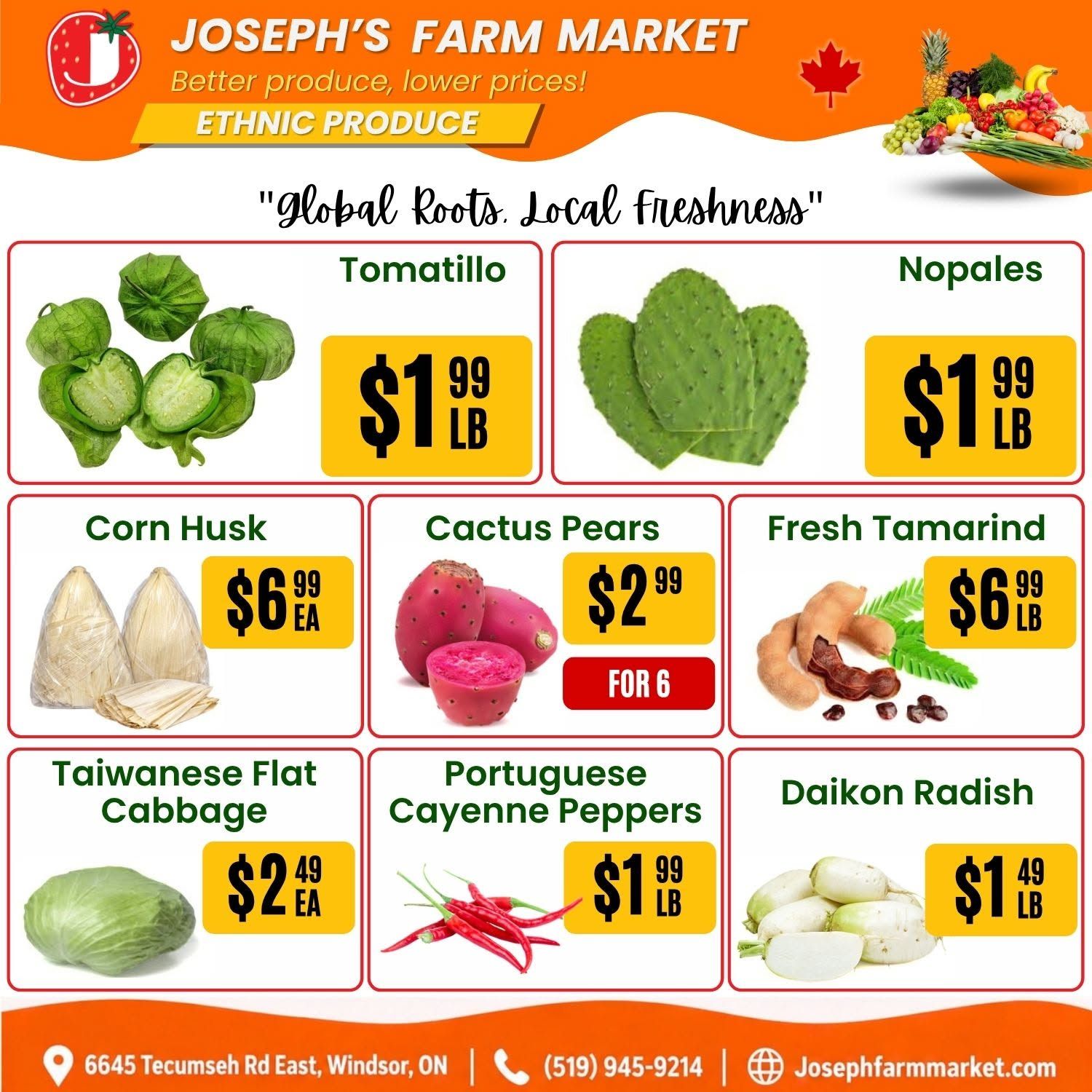 Joseph's Farm Market Flyer September 11 to 16