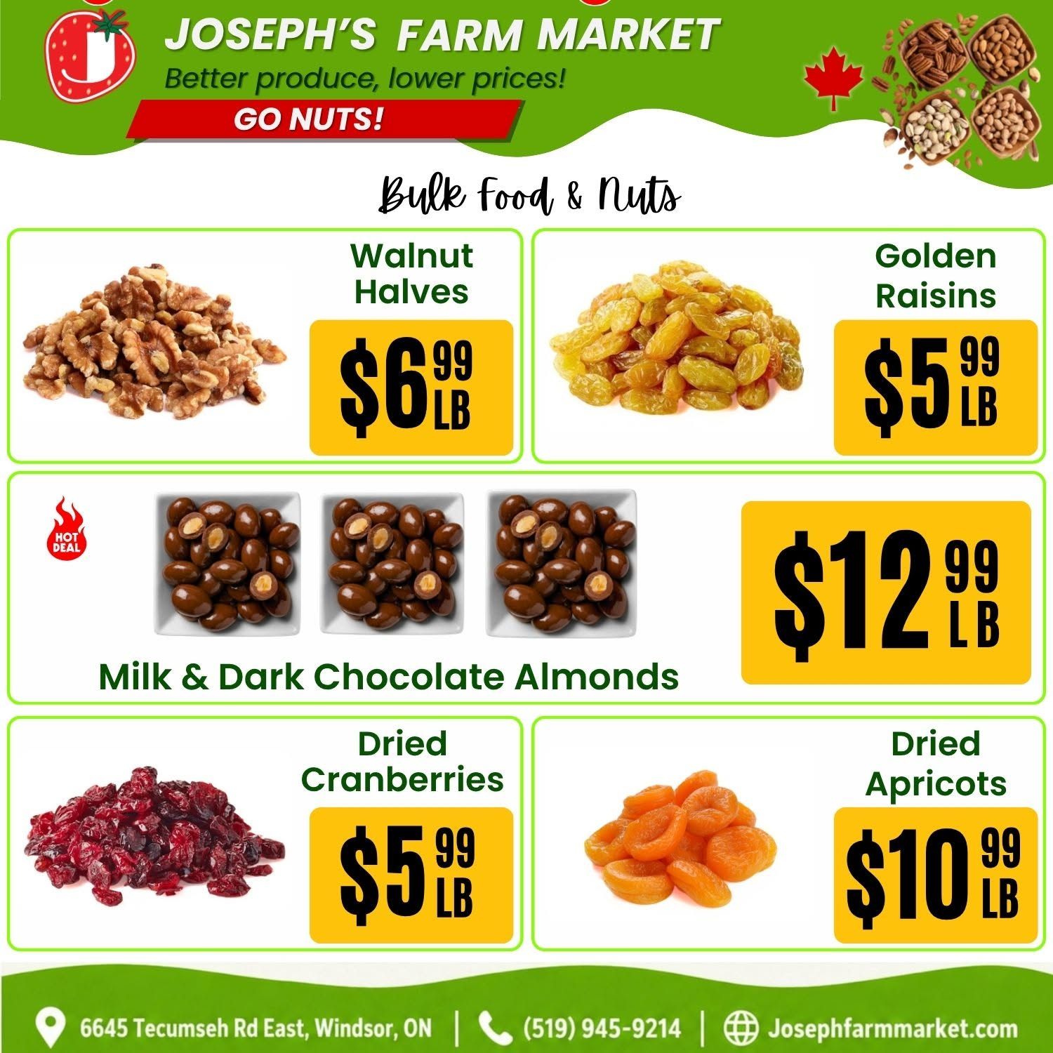 Joseph's Farm Market Flyer September 11 to 16