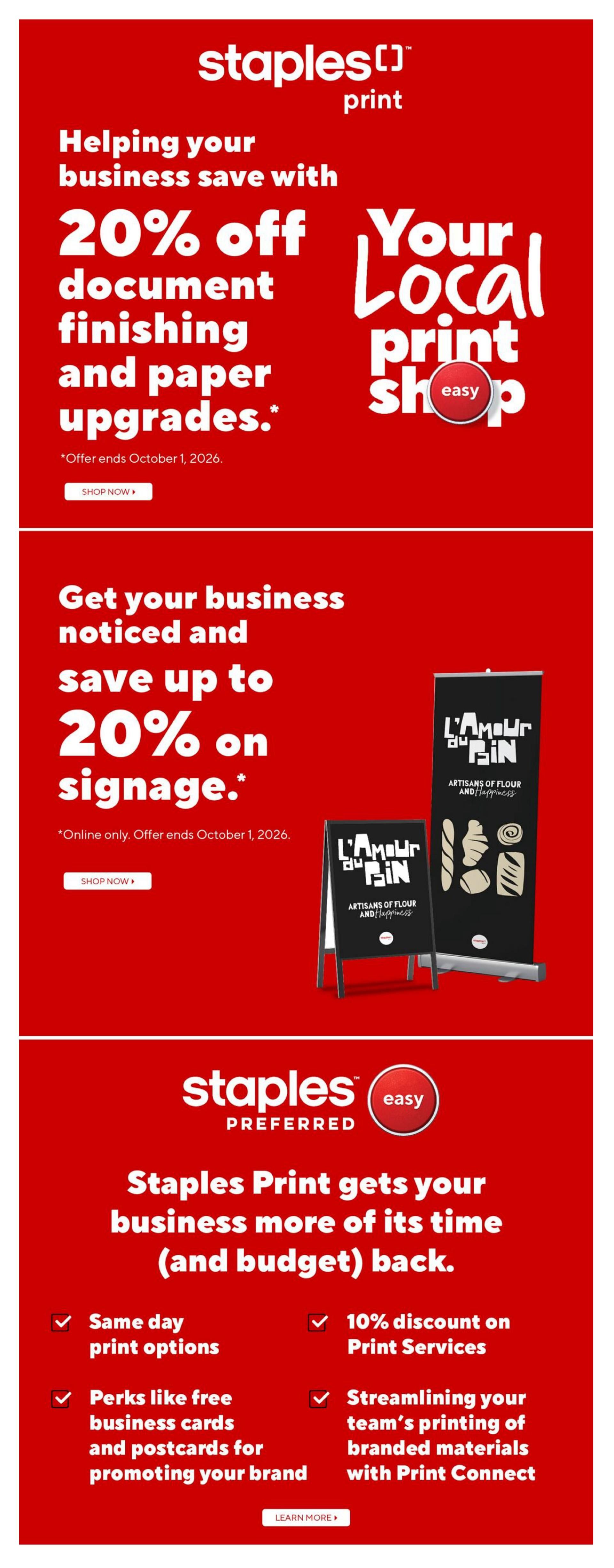 Staples Flyer September 11 to 17
