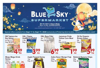 Blue Sky Supermarket (Pickering) Flyer September 11 to 17
