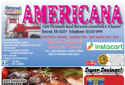 Americana Foods Weekly Ad September 11 - 24, 2026