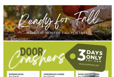 Lakeside Garden Gallery Flyer September 11 to 17