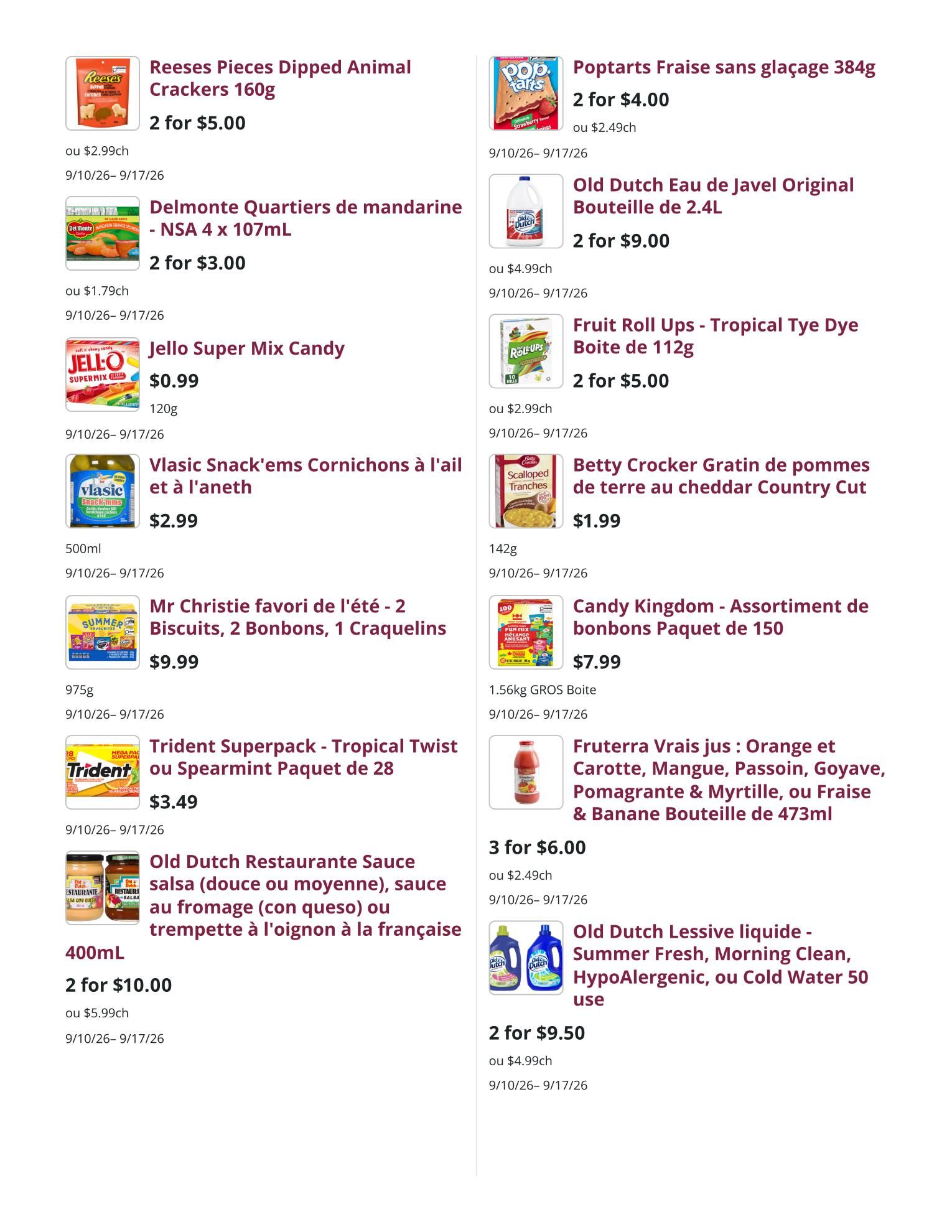 Mike Dean Local Grocer Flyer September 10 to 17