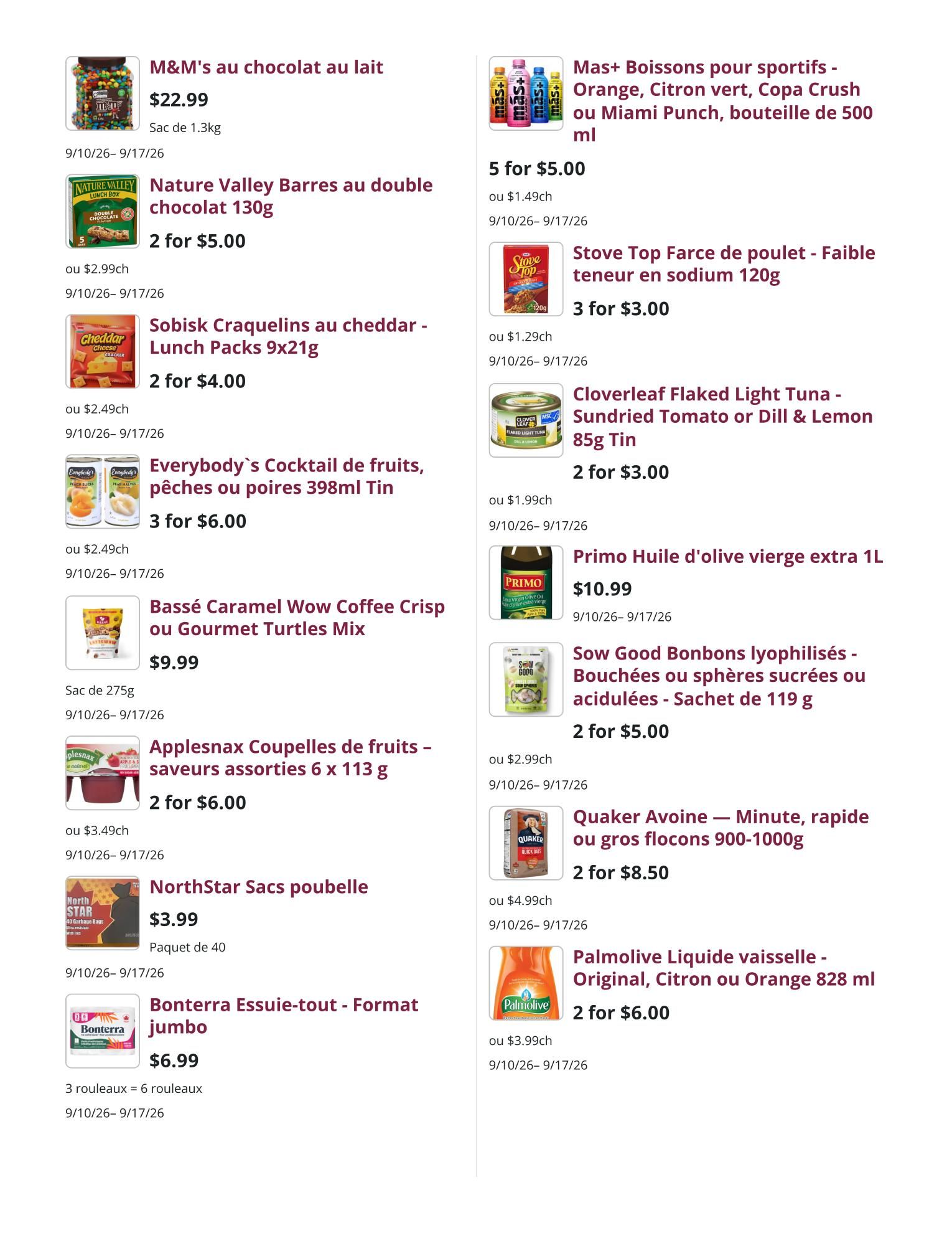 Mike Dean Local Grocer Flyer September 10 to 17