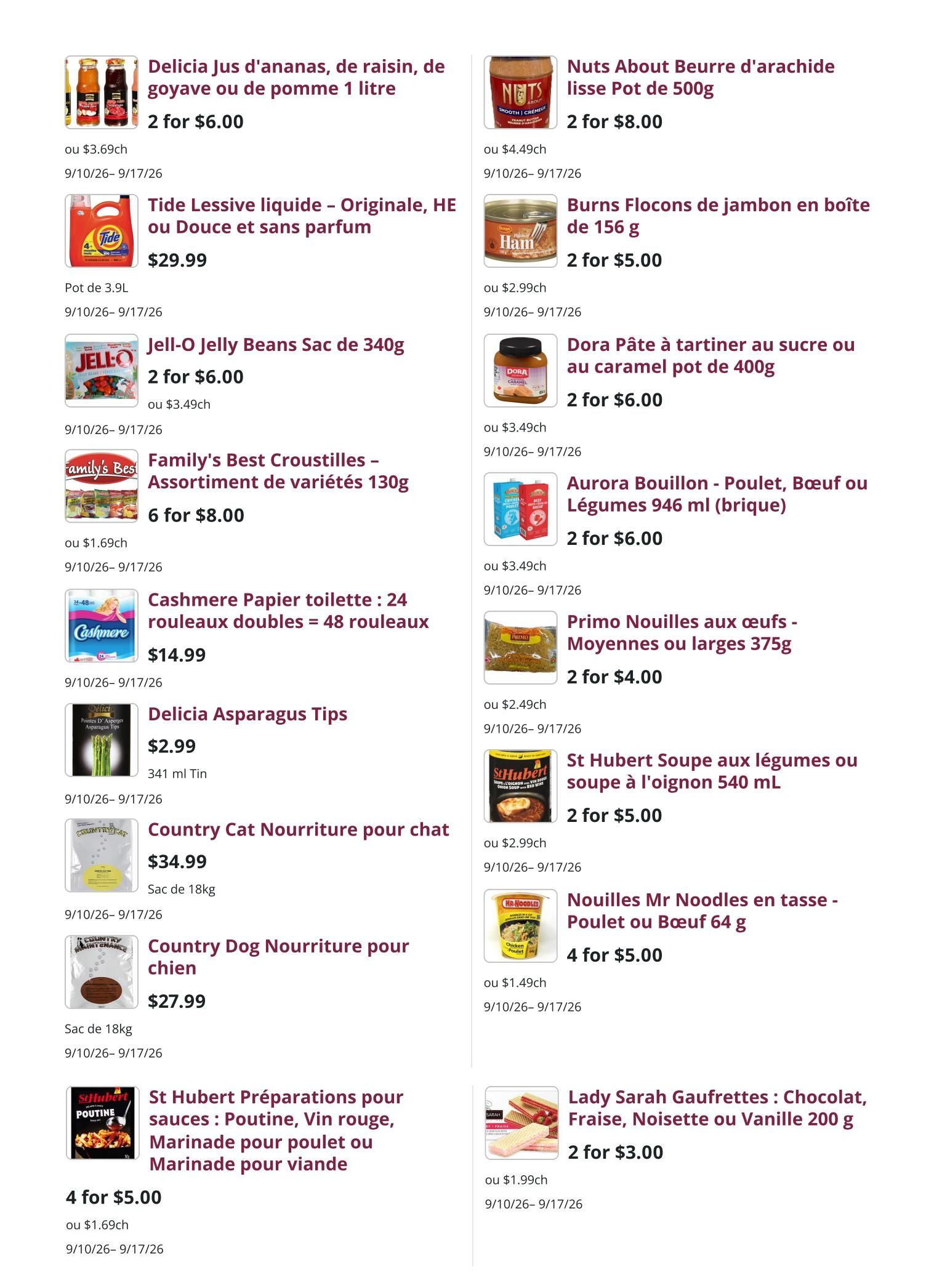 Mike Dean Local Grocer Flyer September 10 to 17