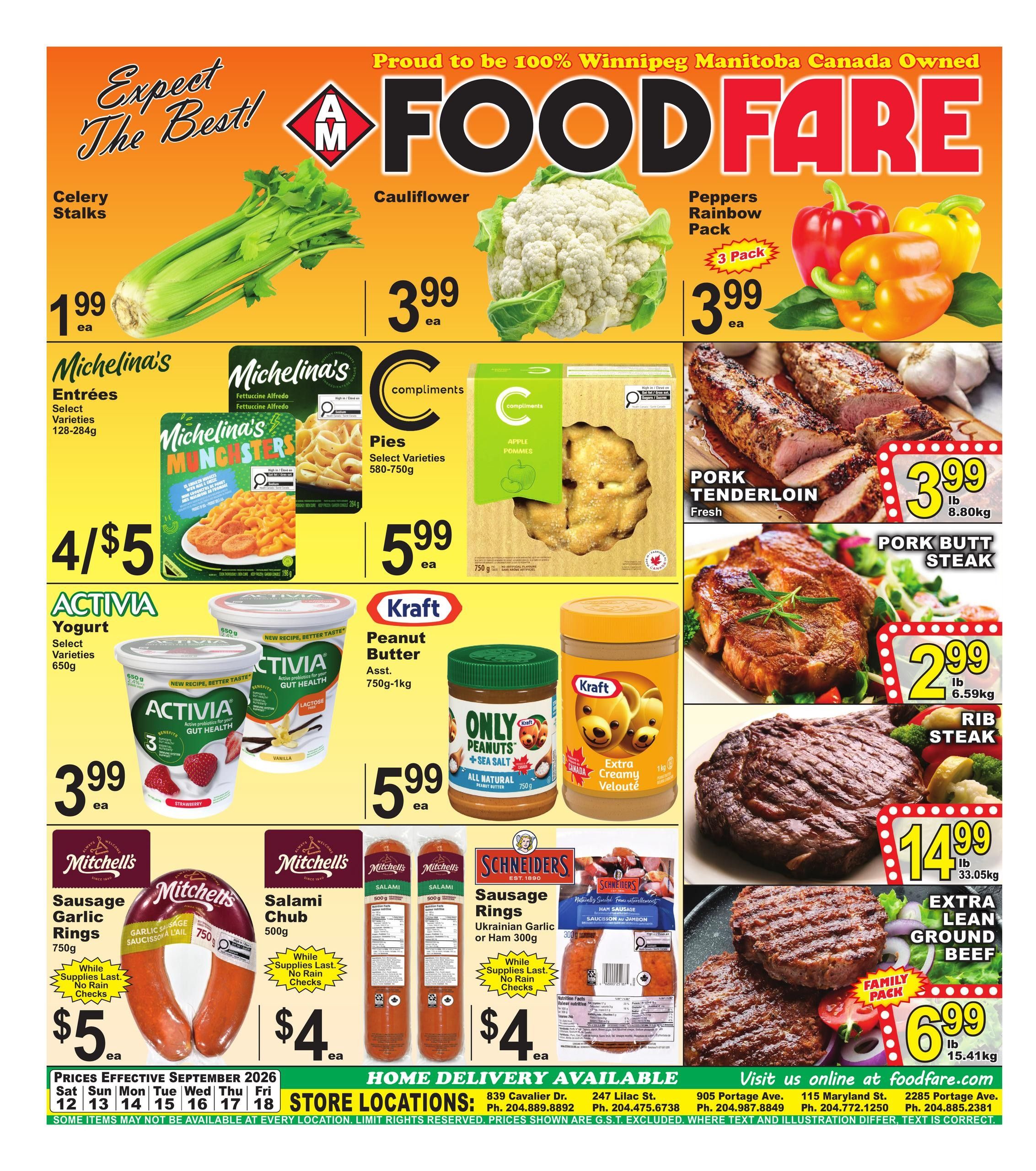 Food Fare Flyer September 12 to 18