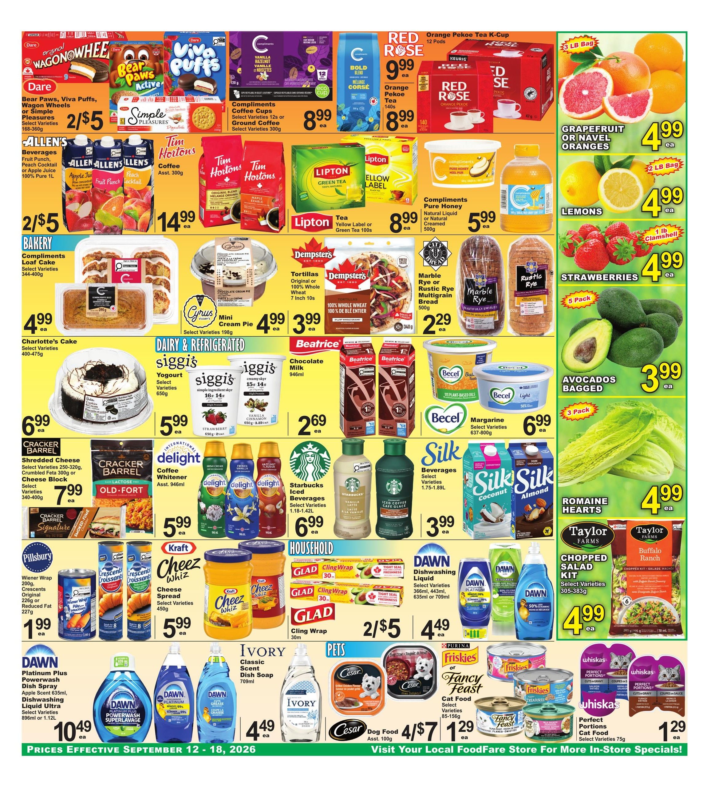 Food Fare Flyer September 12 to 18
