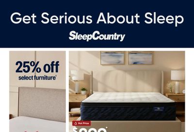 Sleep Country Flyer September 12 to 22