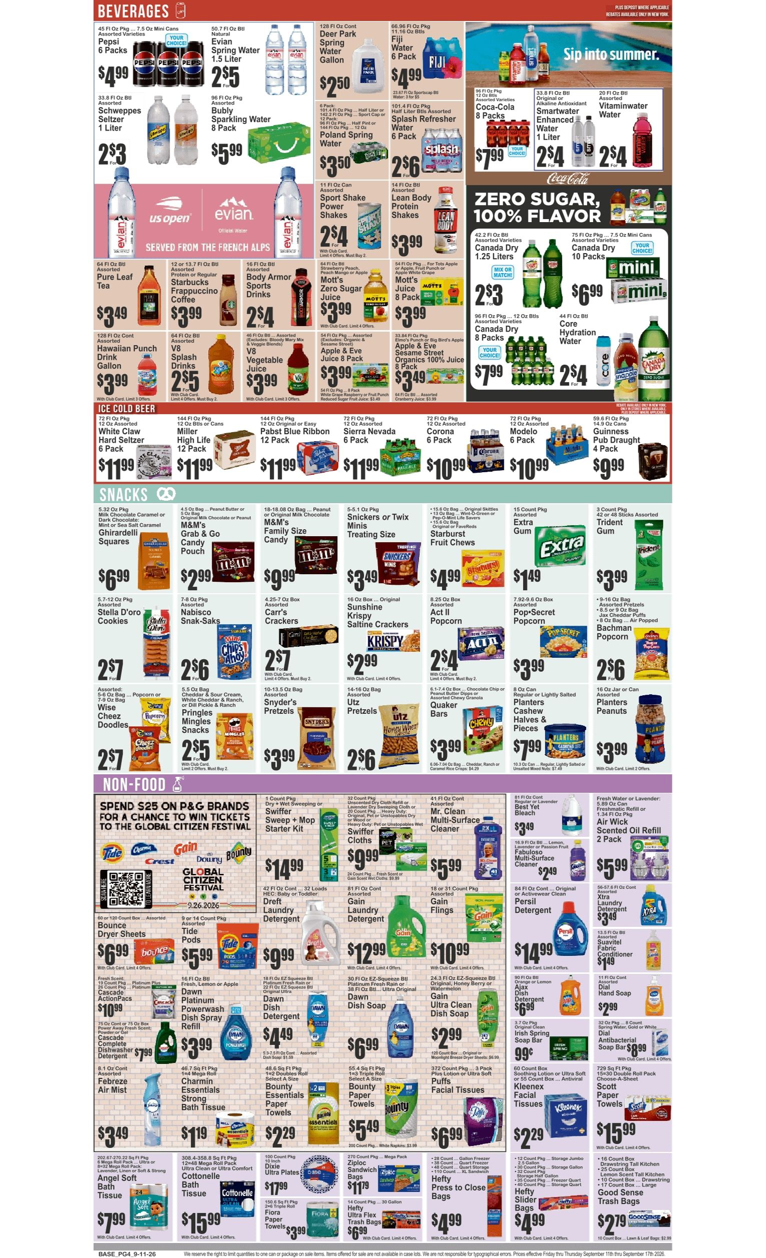 Food Universe (1486 Lexington Ave., New York, NY) Weekly Ad September 11 - 17, 2026