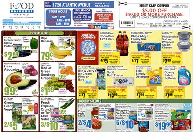 Food Universe (1720 Atlantic Ave., Brooklyn, NY) Weekly Ad September 11 - 17, 2026