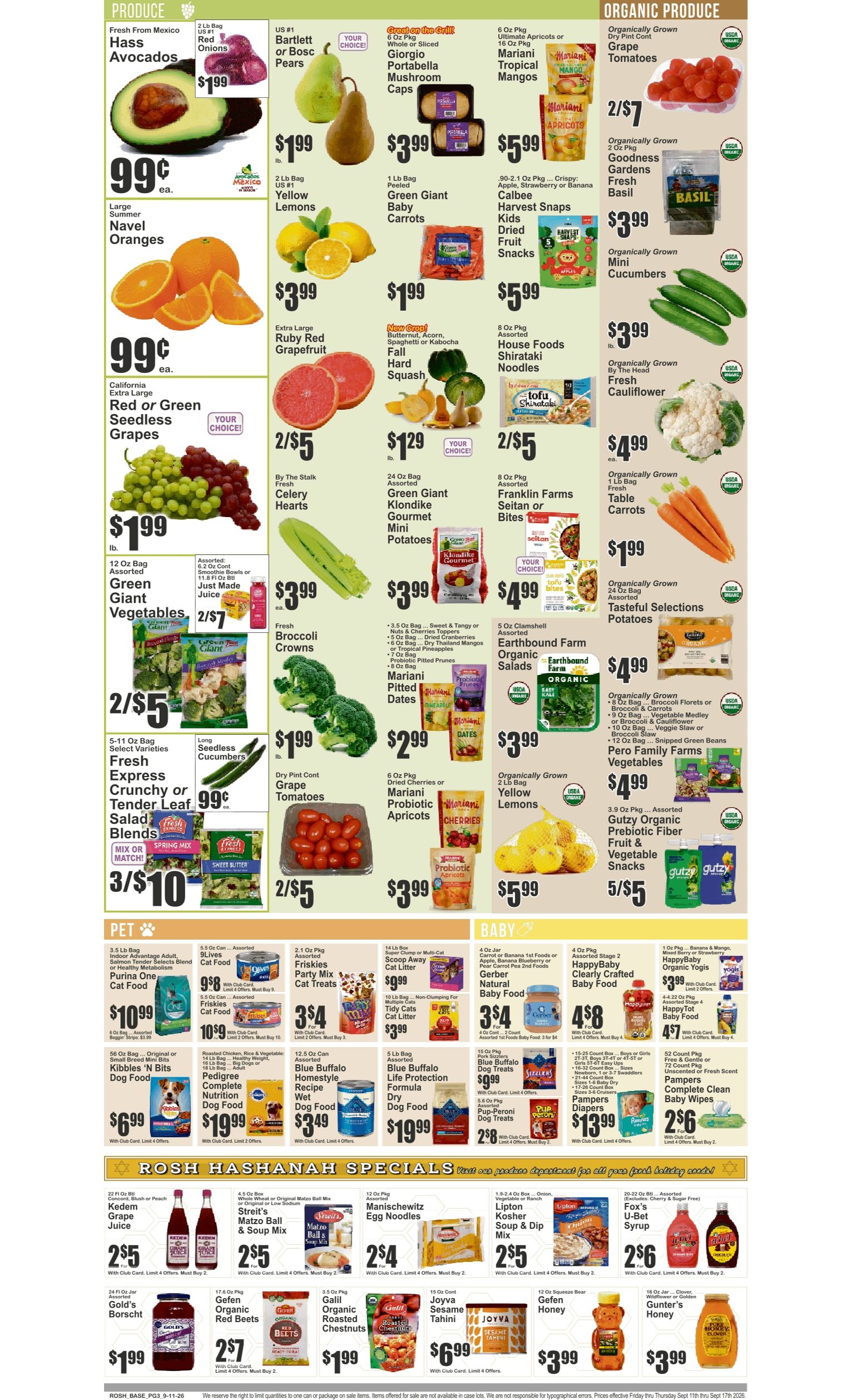 Food Universe (2424 Flatbush Ave., Brooklyn, NY) Weekly Ad September 11 - 17, 2026
