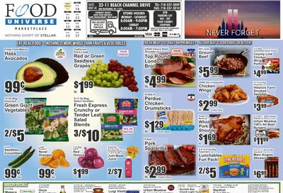 Food Universe (Far Rockaway, NY) Weekly Ad September 11 - 17, 2026