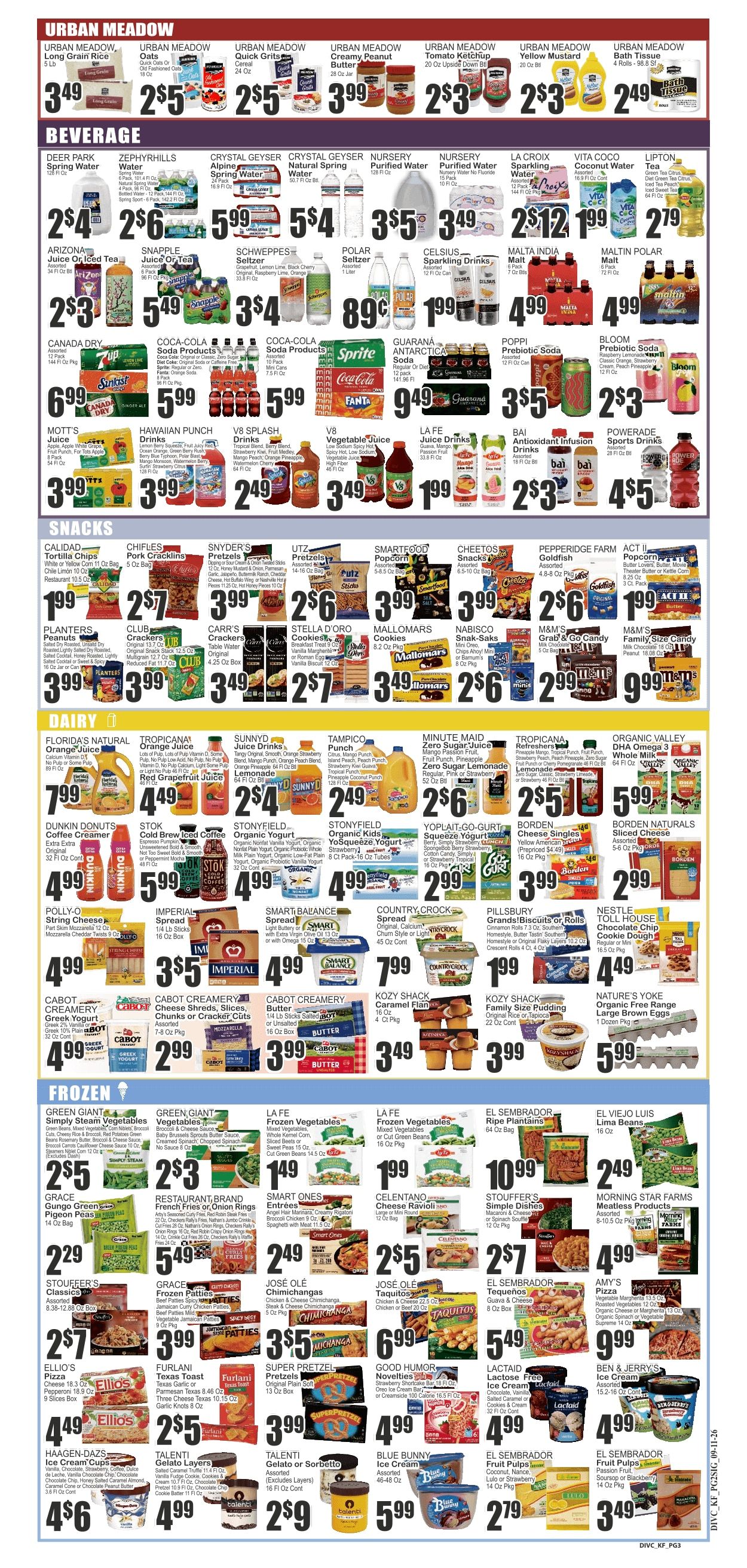 Food Universe (Lakeland, FL) Weekly Ad September 11 - 17, 2026
