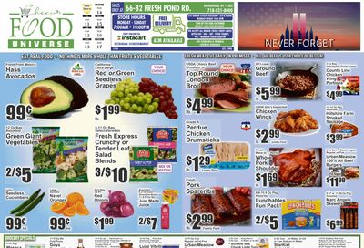Food Universe (Ridgewood, NY) Weekly Ad September 11 - 17, 2026