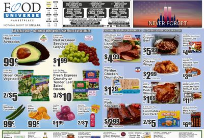 Food Universe Weekly Ad September 11 - 17, 2026