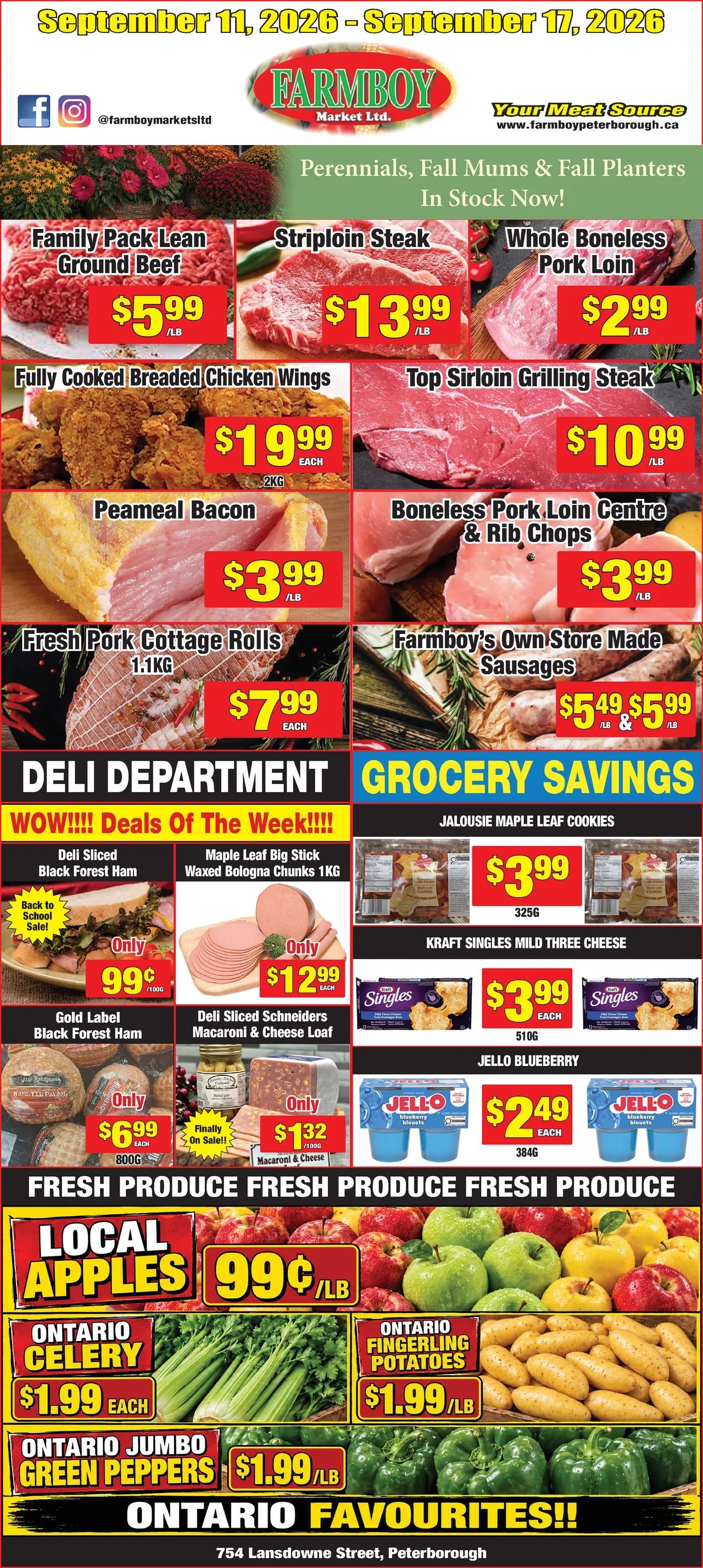 Farmboy Peterborough Flyer September 11 to 17