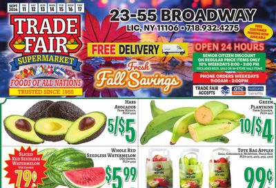 Trade Fair Supermarket Weekly Ad September 11 - 17, 2026