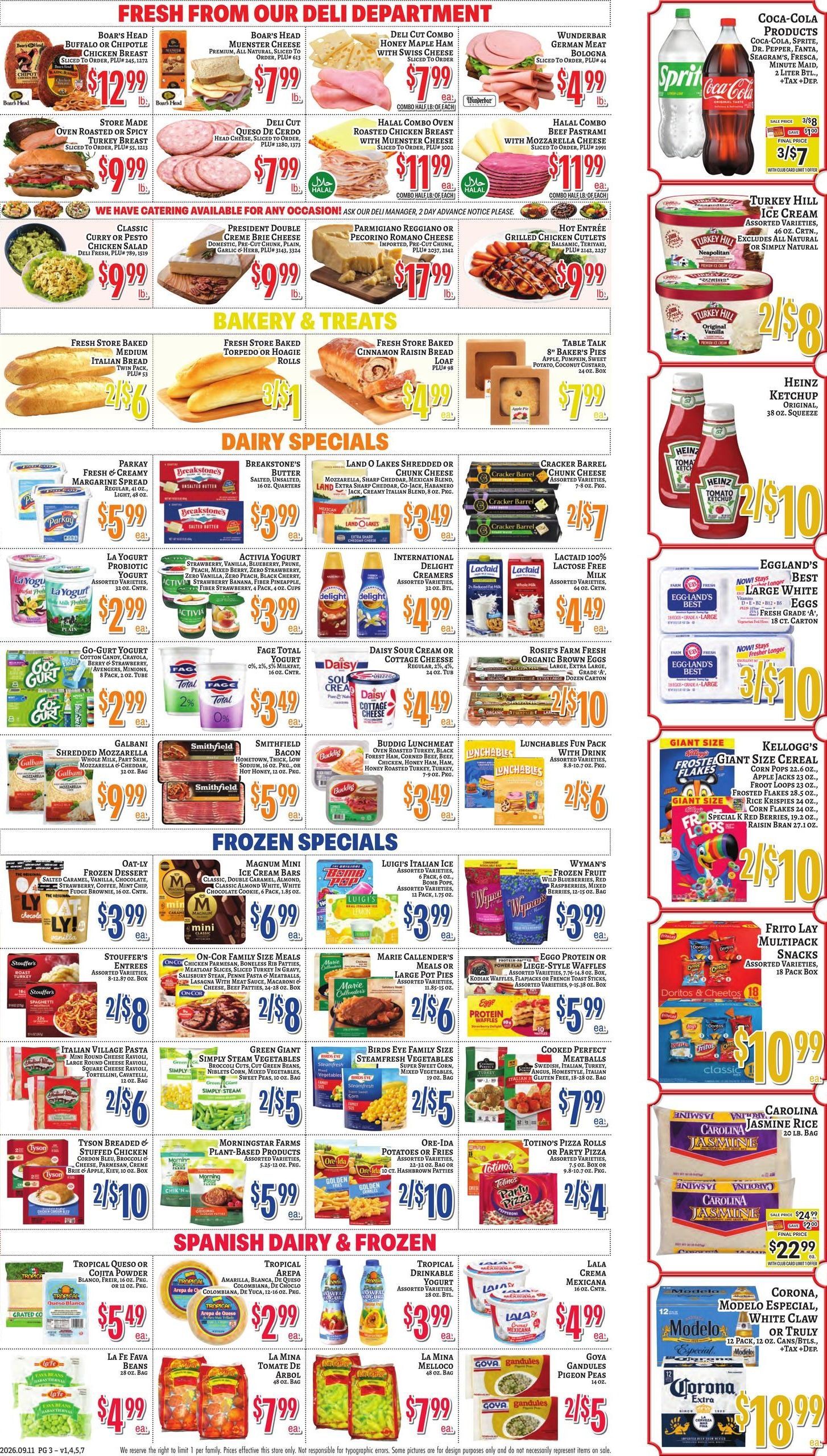 Trade Fair Supermarket Weekly Ad September 11 - 17, 2026