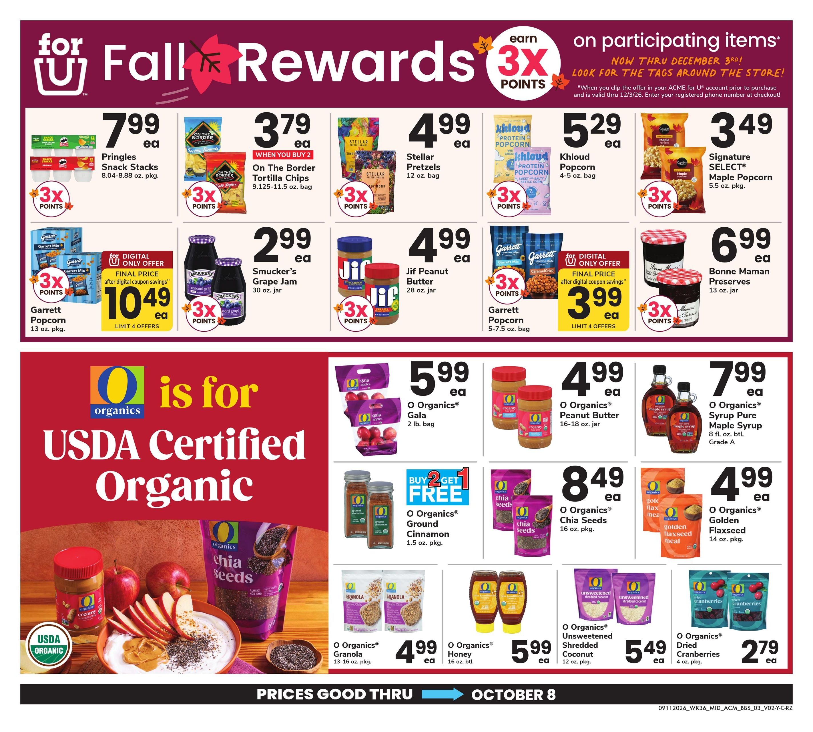 Acme Markets (Jersey City Area, NJ) Big Book of Savings Weekly Ad September 11 - October 8, 2026