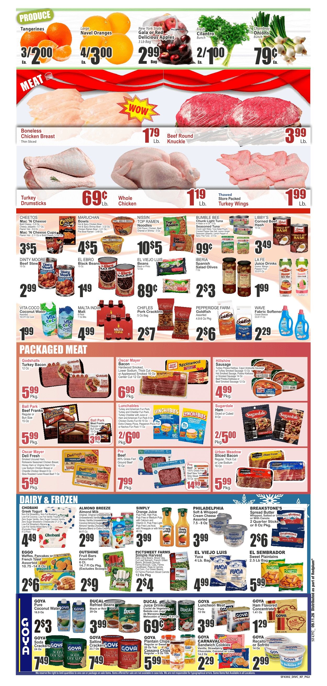 SuperFresh Supermarkets (Miami Gardens, FL) SuperFresh Weekly Ad September 11 - 17, 2026