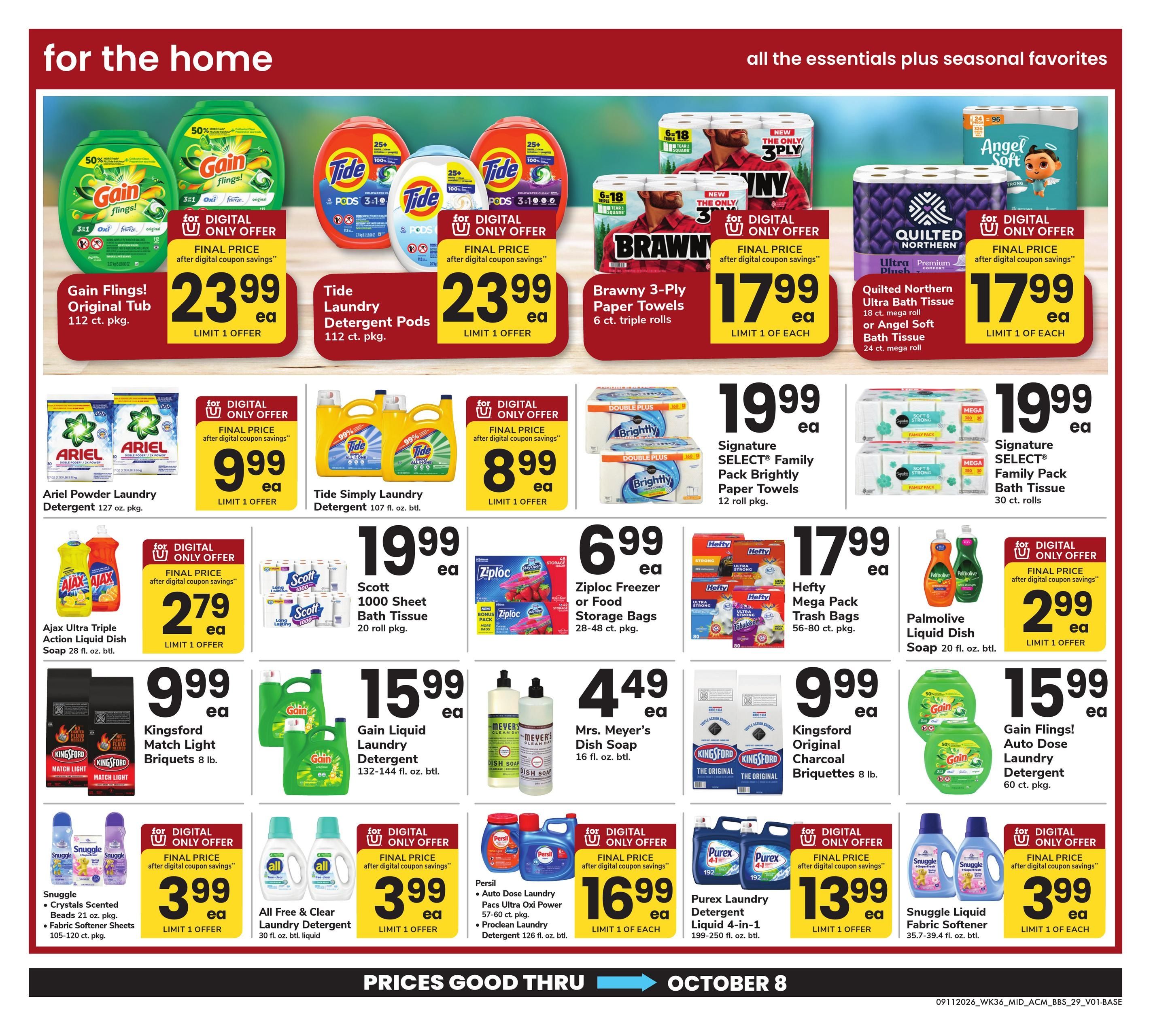 Acme Markets (Salisbury Area, MD) Big Book of Savings Weekly Ad September 11 - October 8, 2026