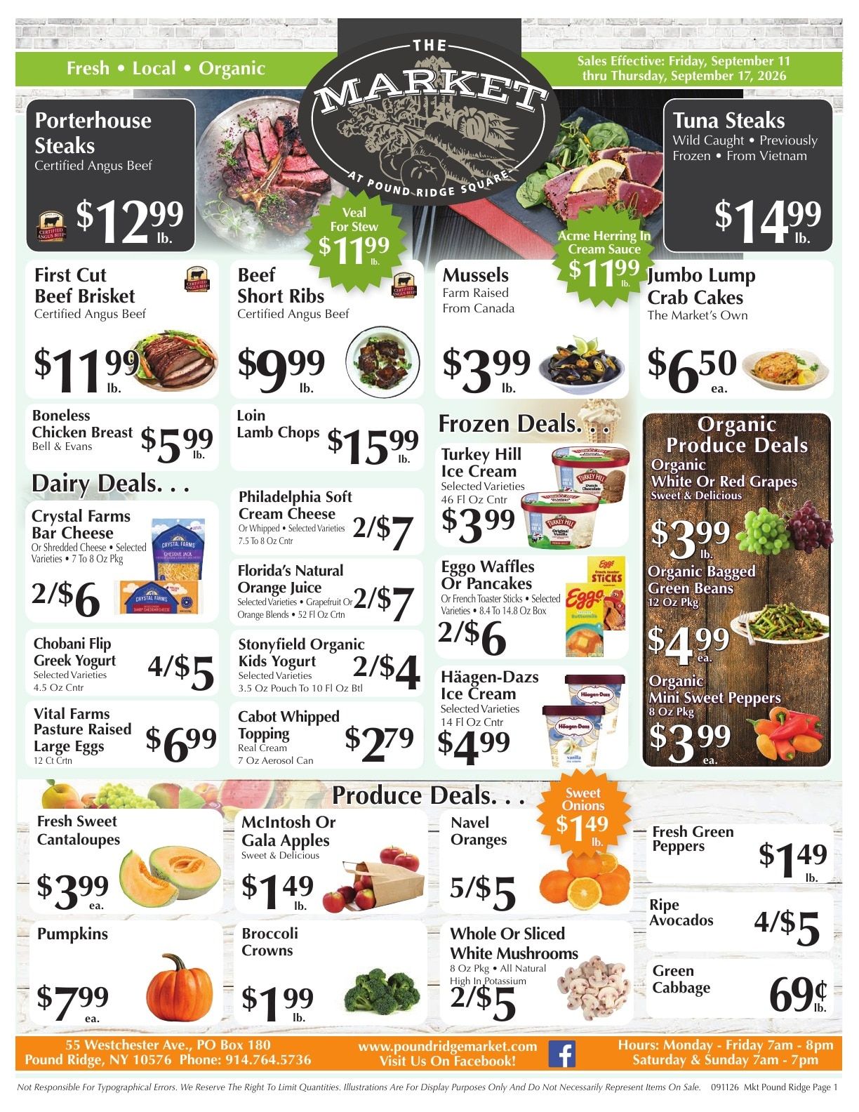 The Market at Pound Ridge Square Weekly Ad September 11 - 17, 2026