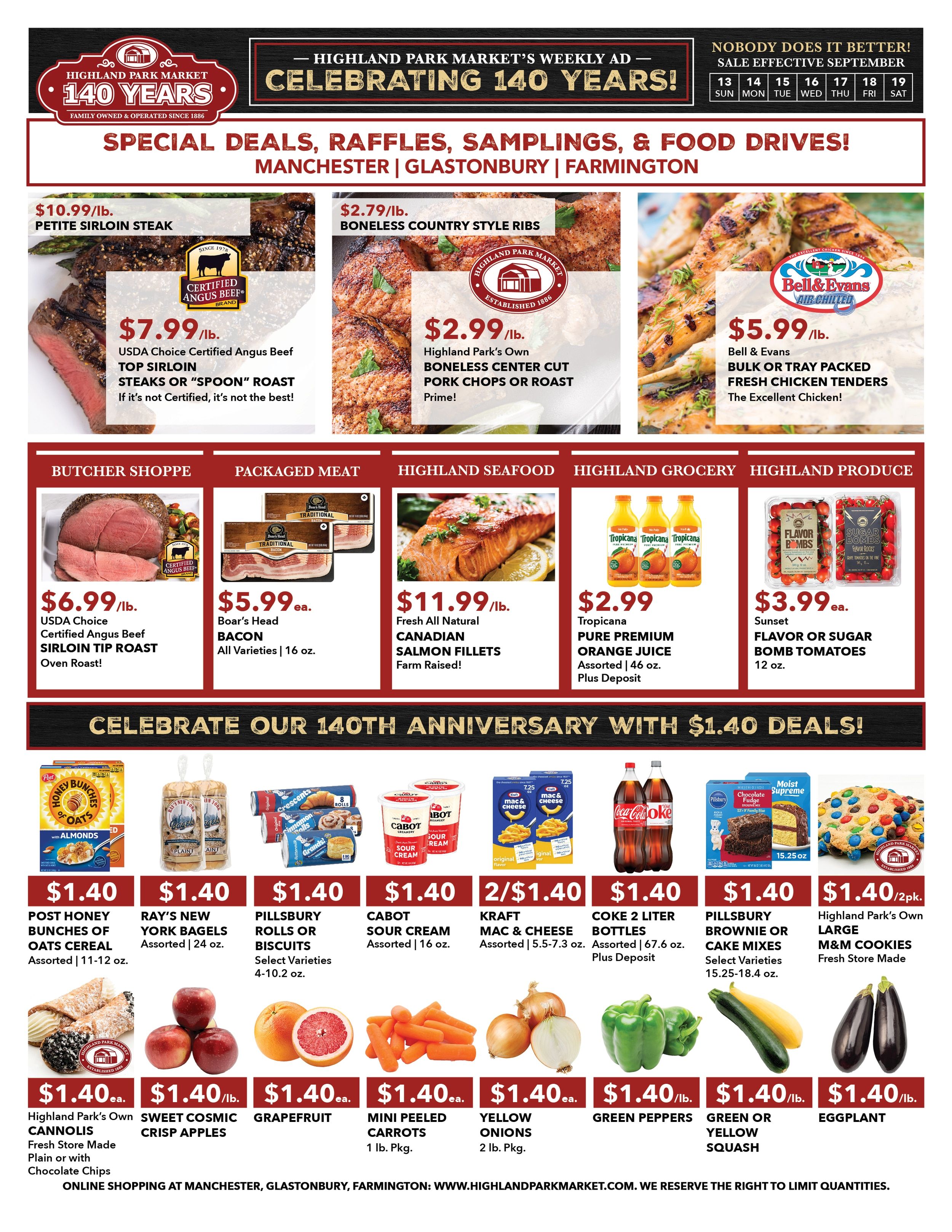 Highland Park Market Weekly Ad September 13 - 19, 2026