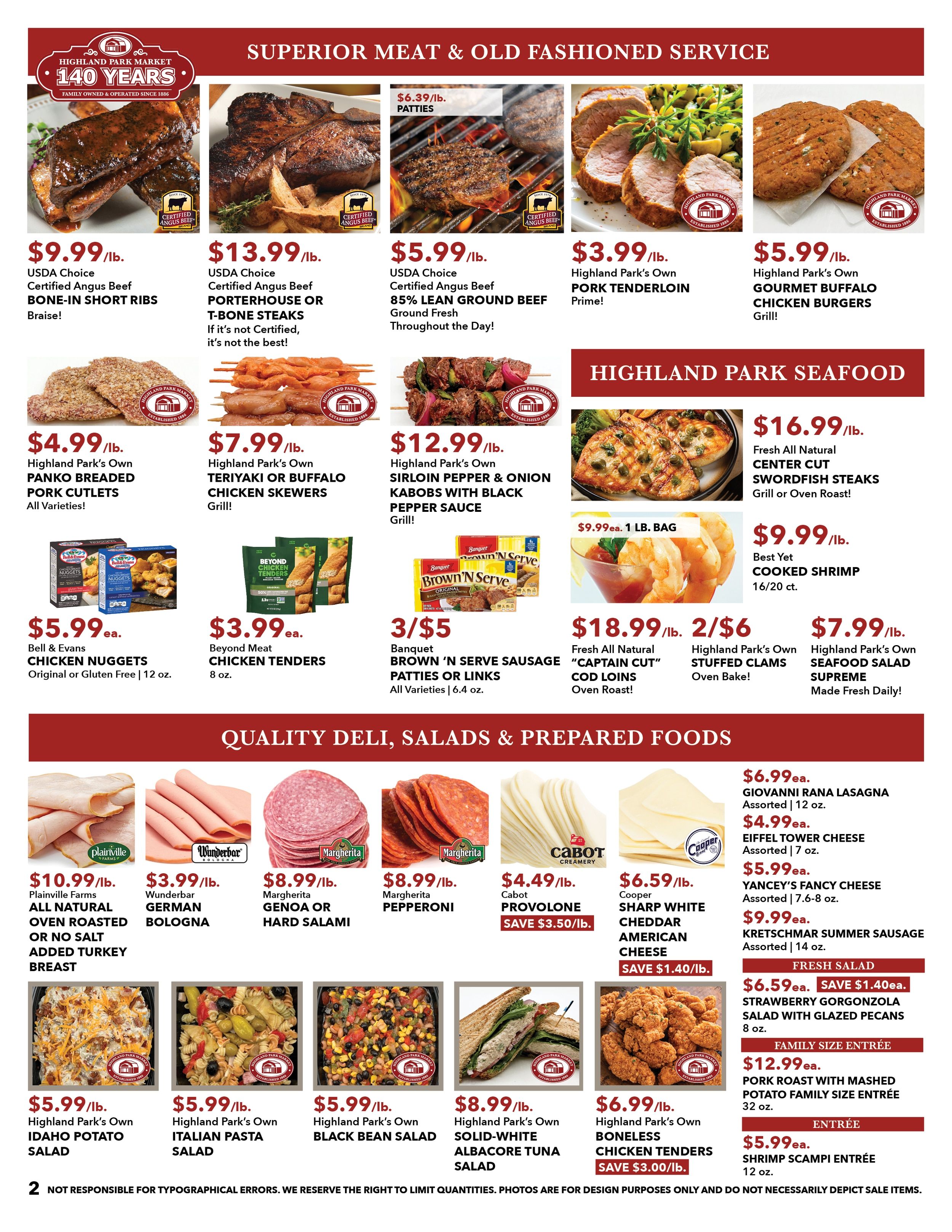 Highland Park Market Weekly Ad September 13 - 19, 2026