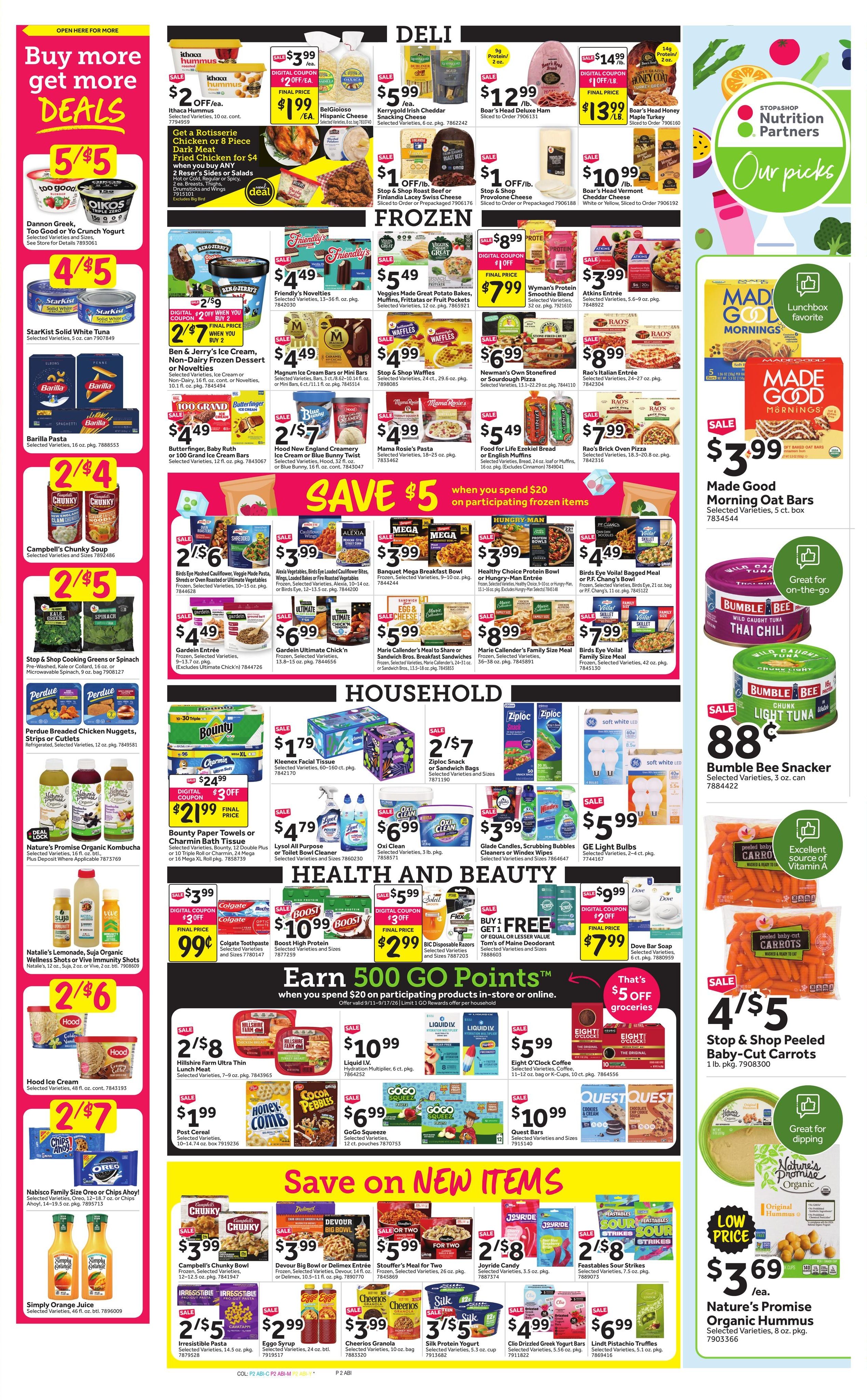 Stop & Shop (Cromwell Area, CT) Weekly Ad September 11 - 17, 2026