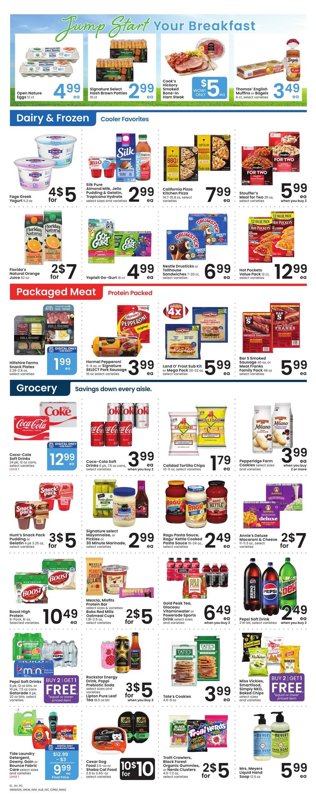 Albertsons (Williston Area, ND) Weekly Ad September 9 - 15, 2026