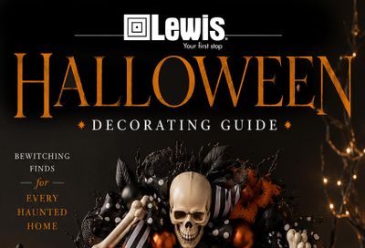 Lewis Drug Halloween Guide Weekly Ad September 11 - October 31, 2026