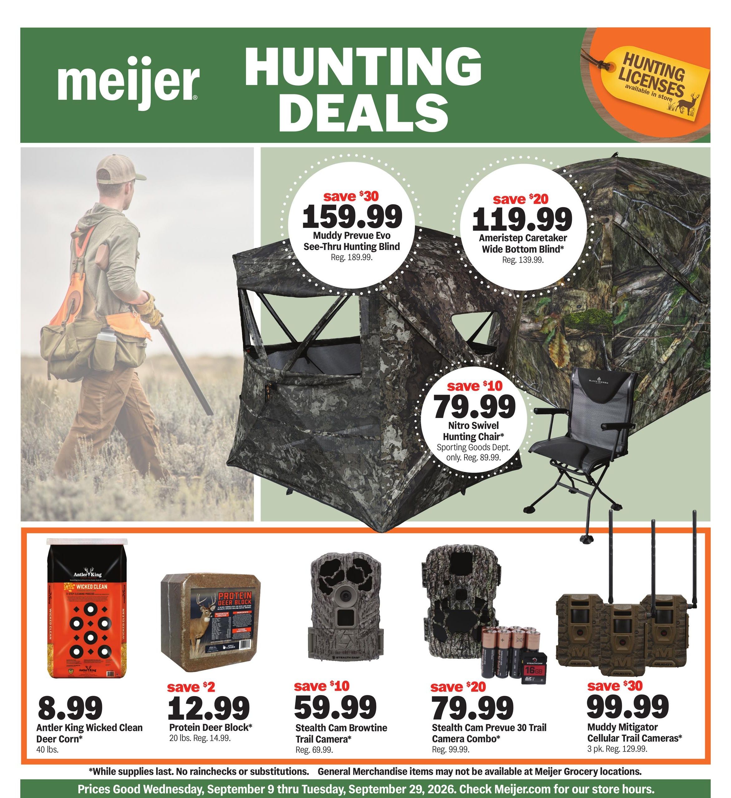 Meijer (Covington Area, IN) tailgating daels for every fan Weekly Ad September 9 - 22, 2026