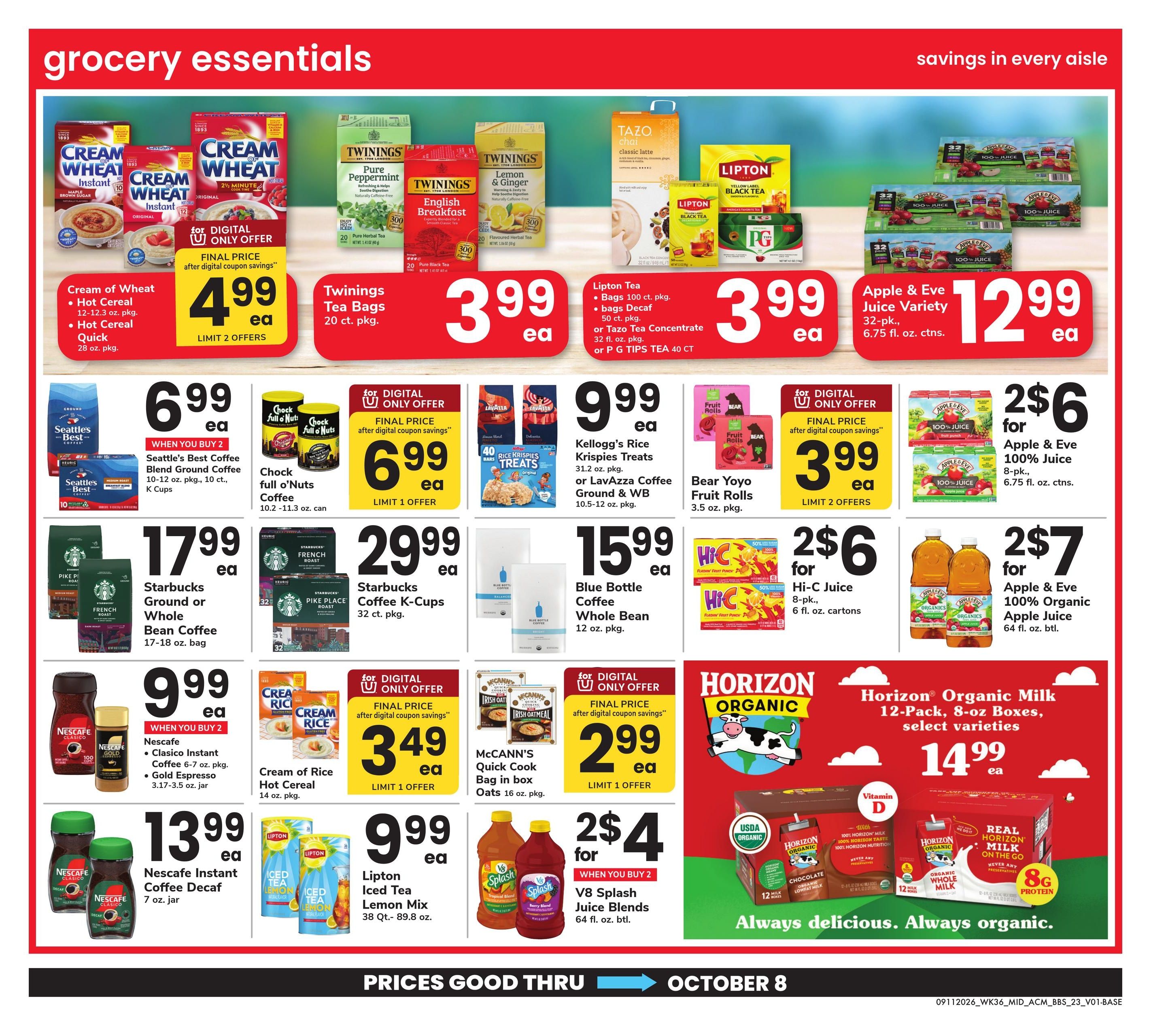 Acme Markets (Annapolis-Baltimore Area, MD) Big Book of Savings Weekly Ad September 11 - October 8, 2026