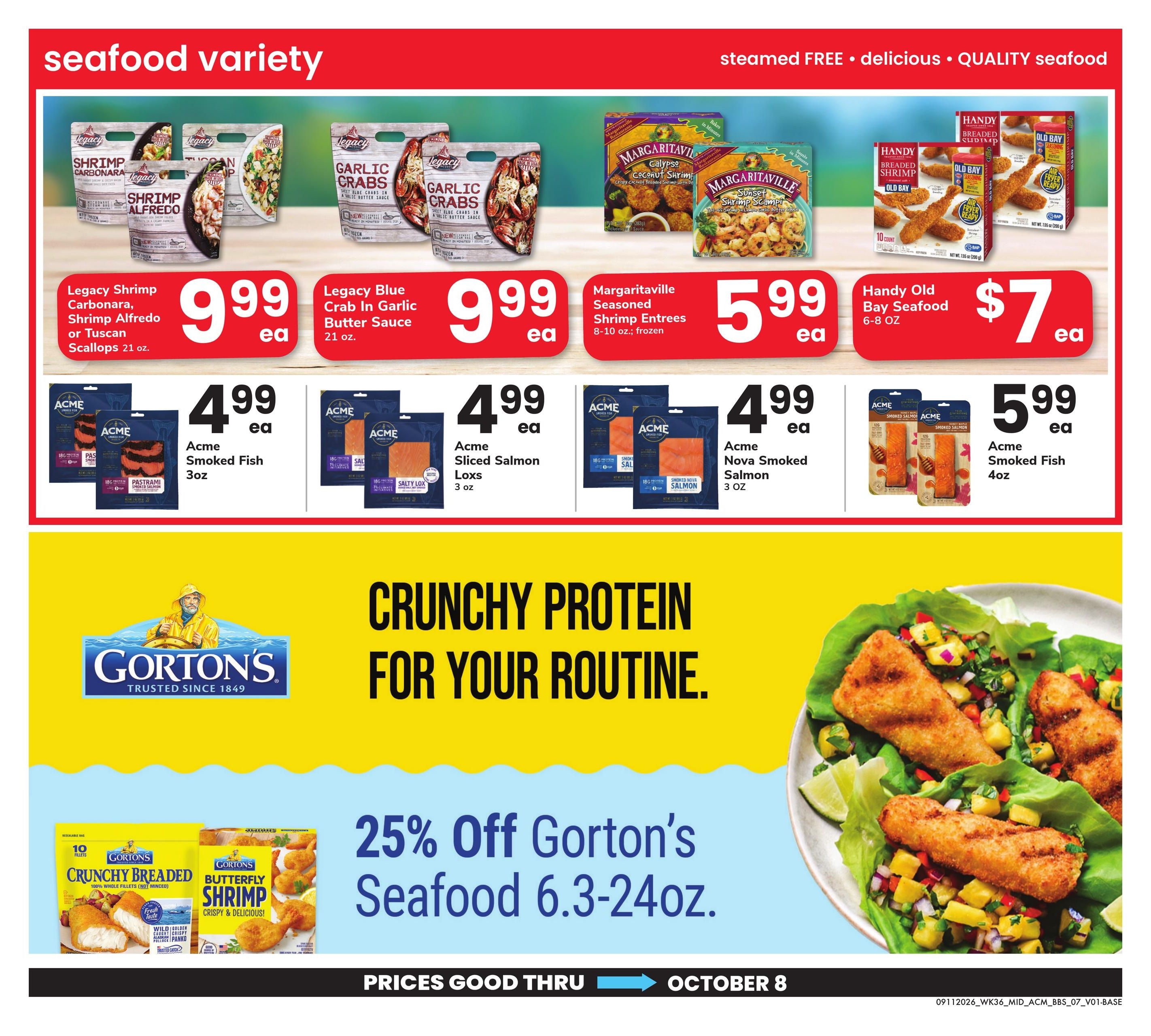 Acme Markets (Annapolis-Baltimore Area, MD) Big Book of Savings Weekly Ad September 11 - October 8, 2026