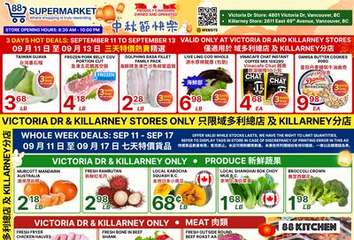 88 Supermarket Flyer September 11 to 17