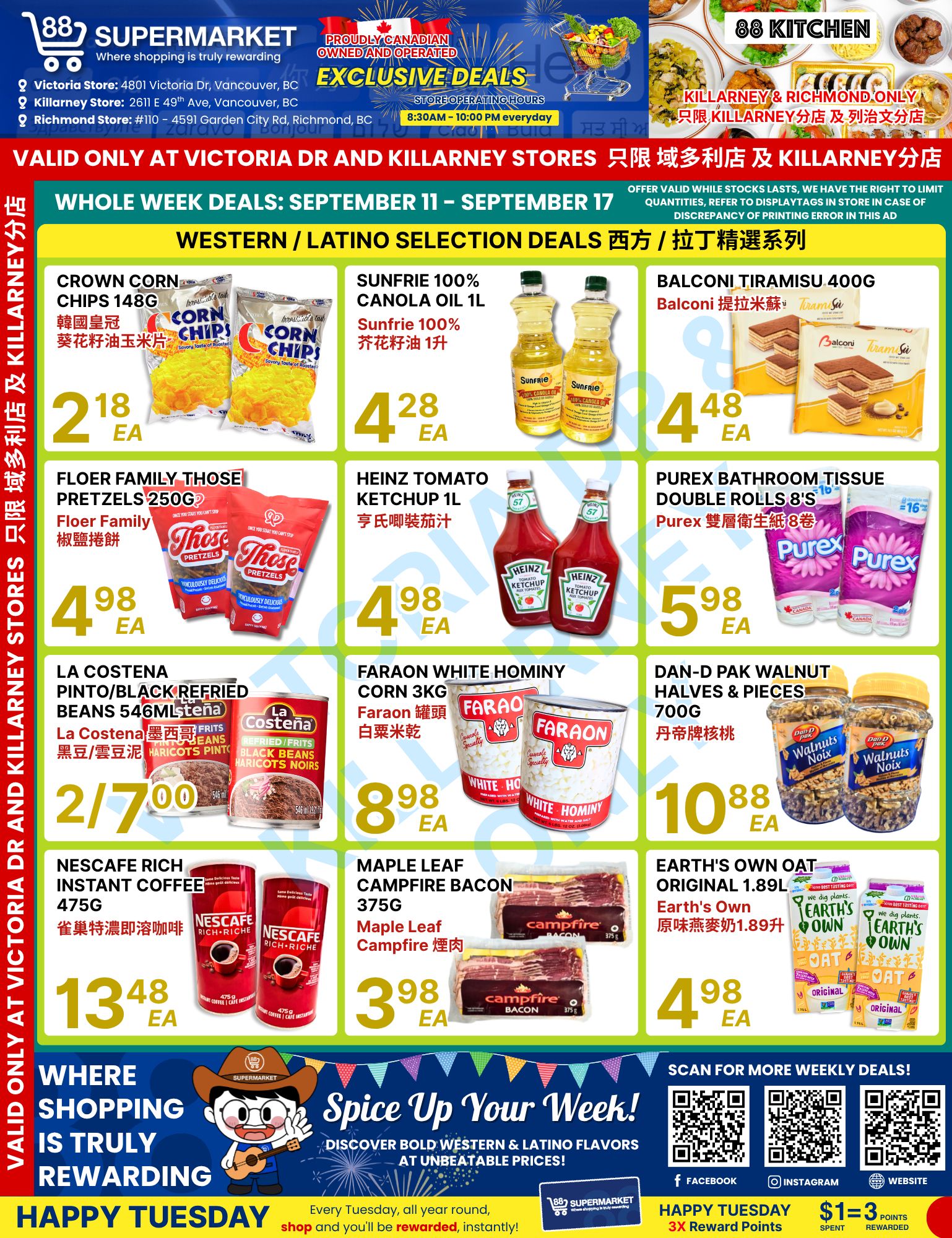 88 Supermarket Flyer September 11 to 17