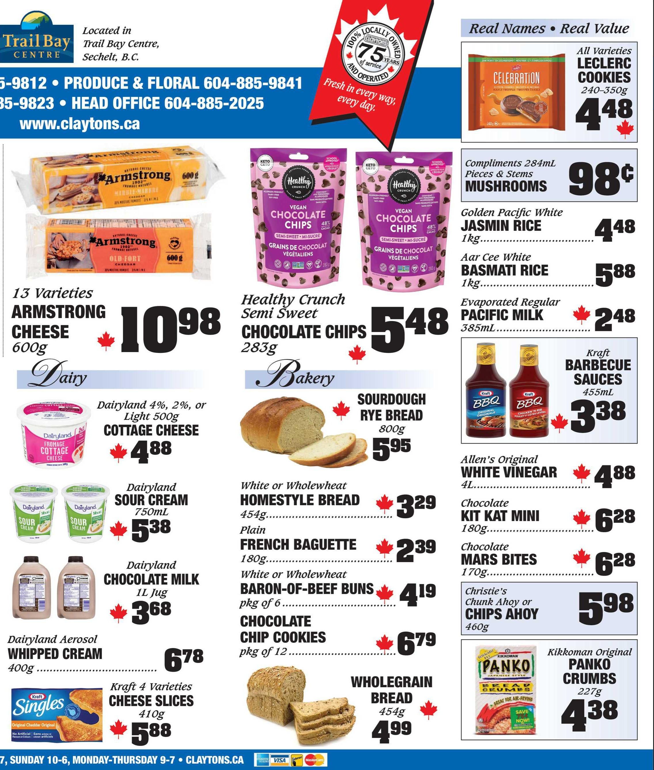 Claytons Heritage Market Flyer September 11 to 17