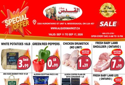 Al-Quds Supermarket Flyer September 11 to 17