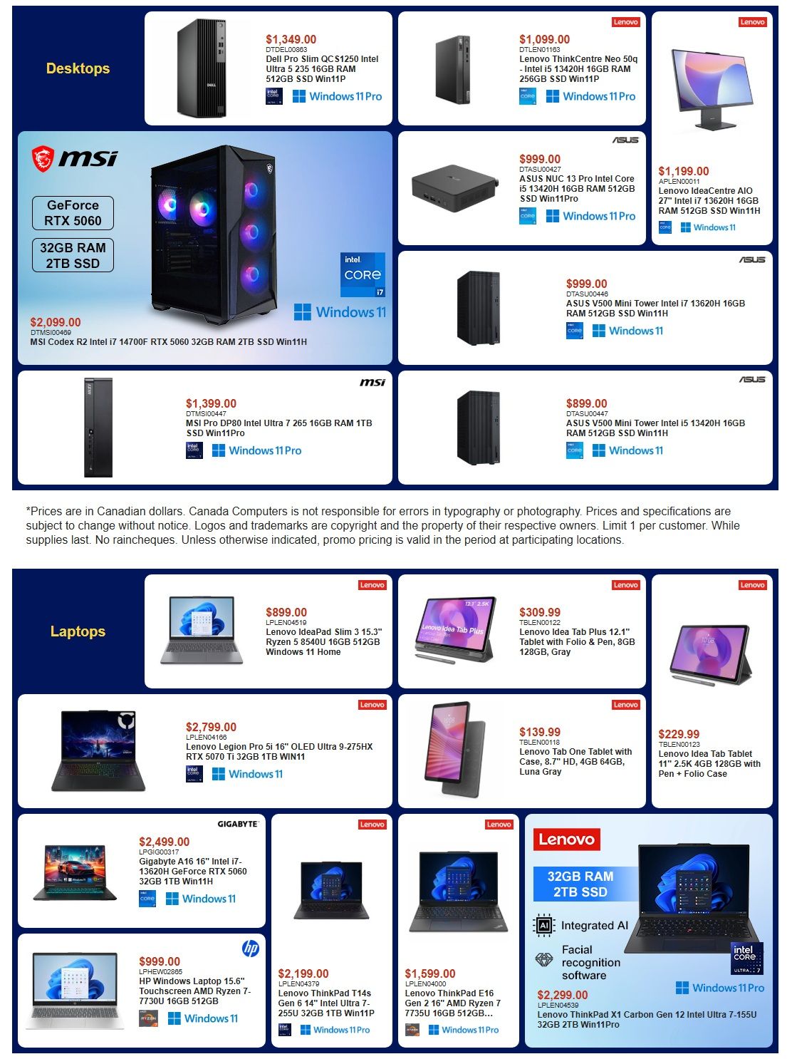 Canada Computers Flyer September 11 to 17