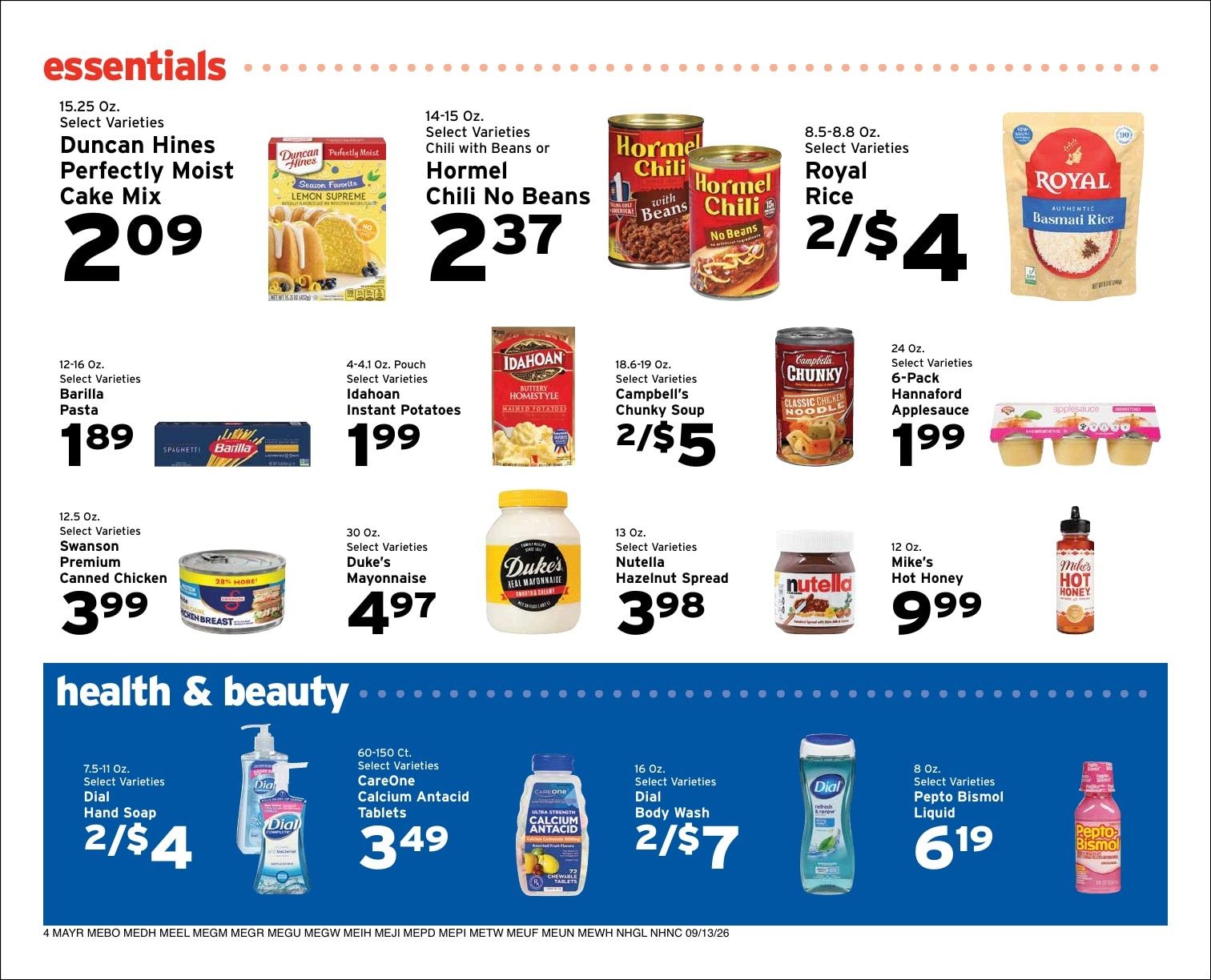 Paradis Shop'n Save Weekly Ad September 13 - 19, 2026