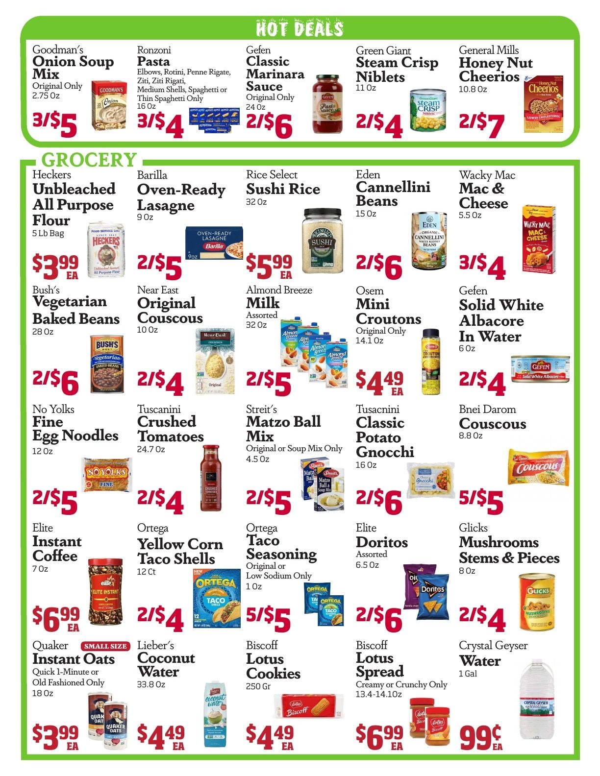 Cedar Market Weekly Ad September 17 - 18, 2026